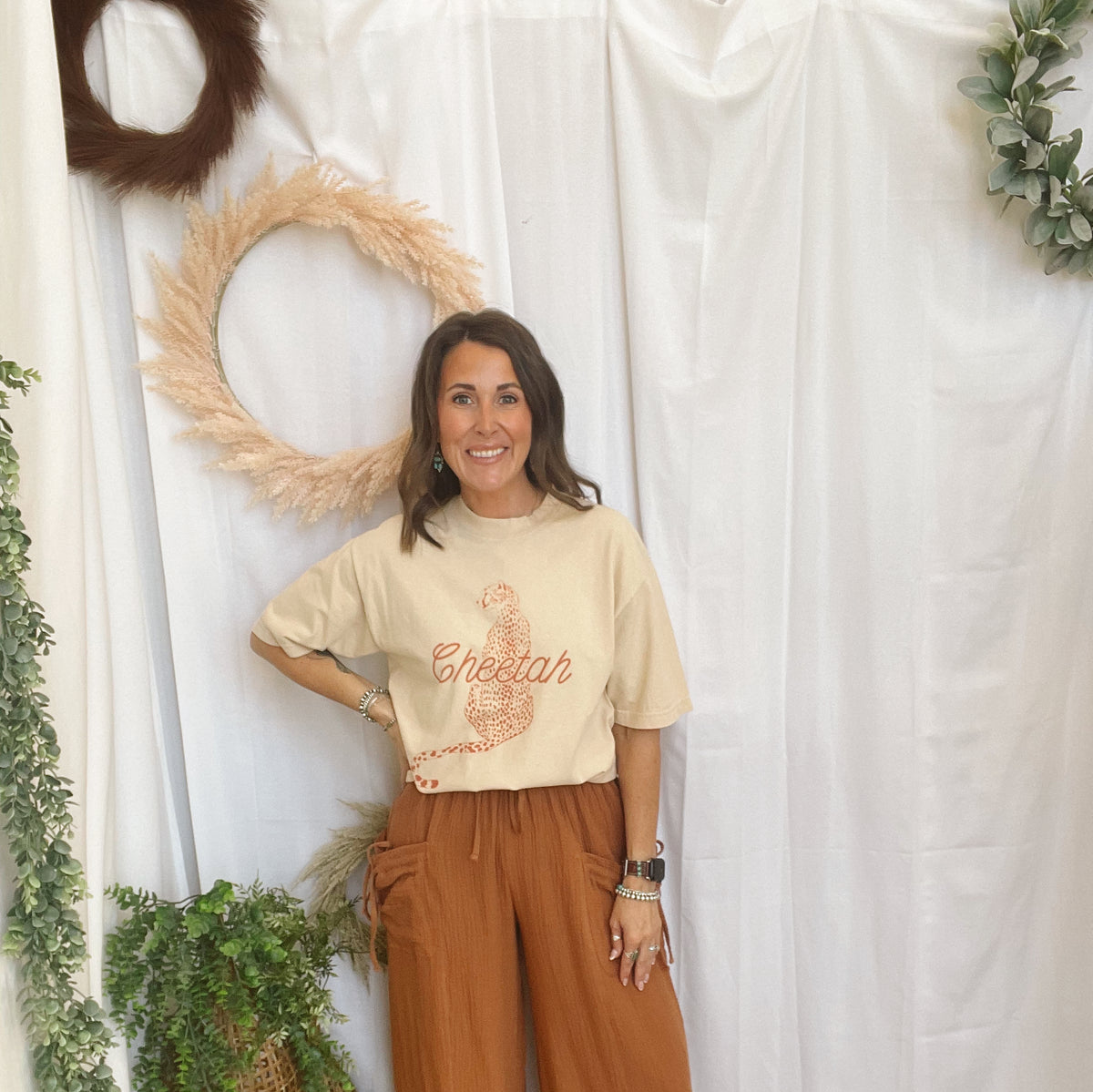 Jane Cheetah Graphic Tee-Graphic Tees-jade by jane-The Silo Boutique, Women's Fashion Boutique Located in Warren and Grand Forks North Dakota