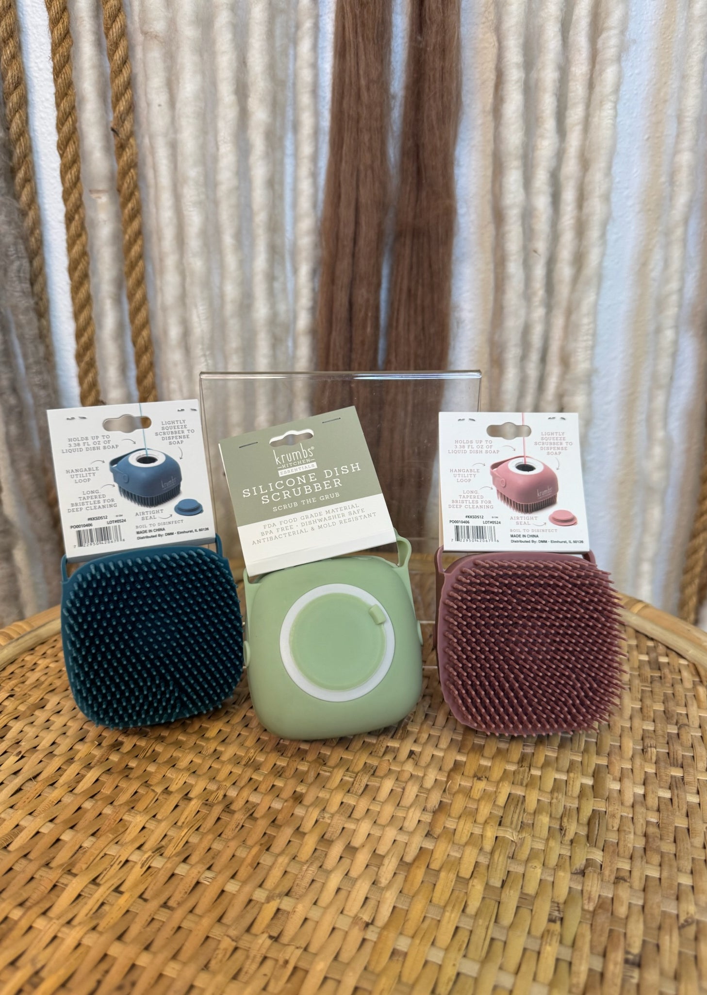 Krumbs Kitchen Silicone Dish Scrubber-Scrubbers-dm-The Silo Boutique, Women's Fashion Boutique Located in Warren and Grand Forks North Dakota