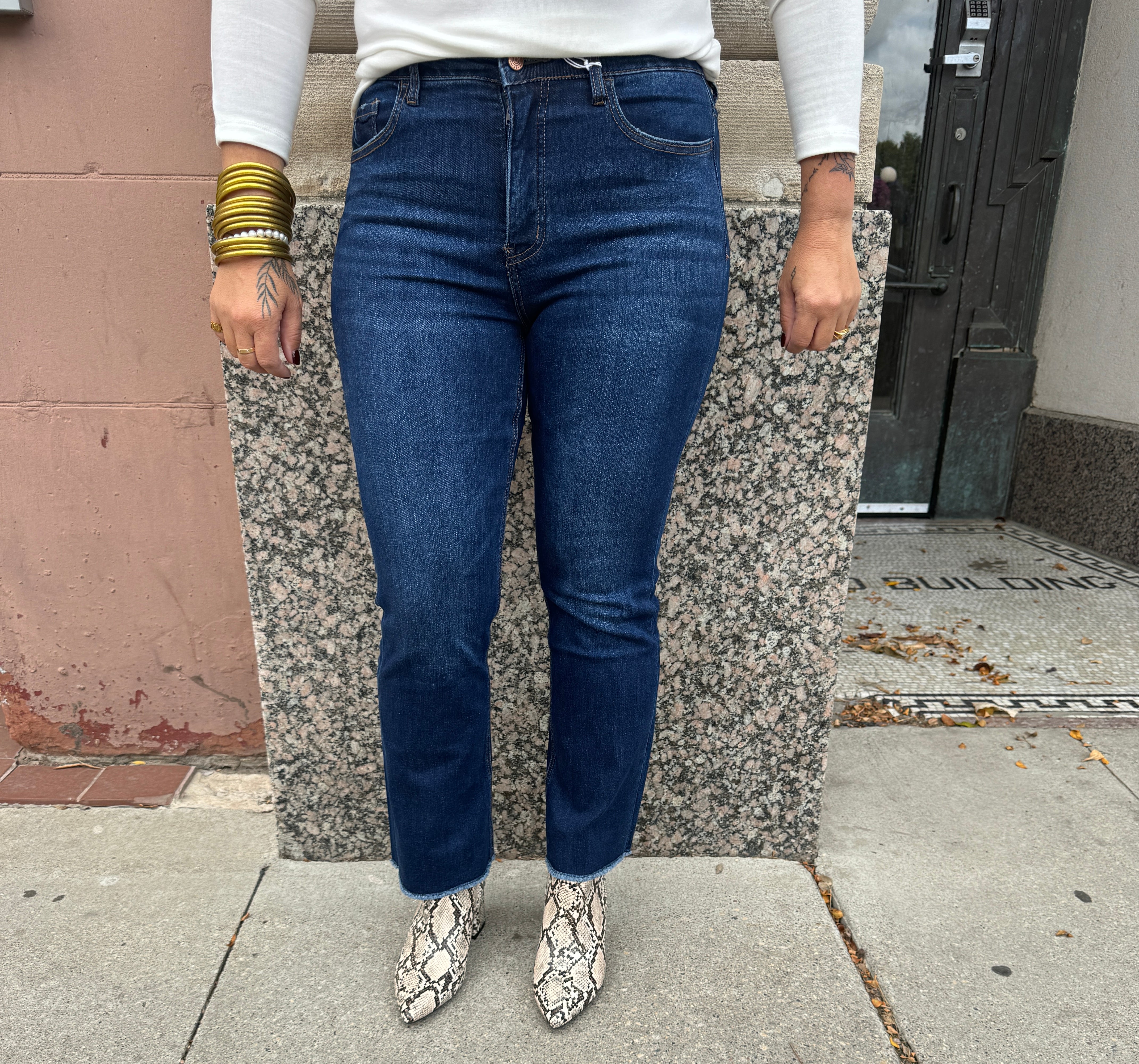 Lovervet Dark Denim Jeans-Final Sale-Jeans-lovervet-The Silo Boutique, Women's Fashion Boutique Located in Warren and Grand Forks North Dakota