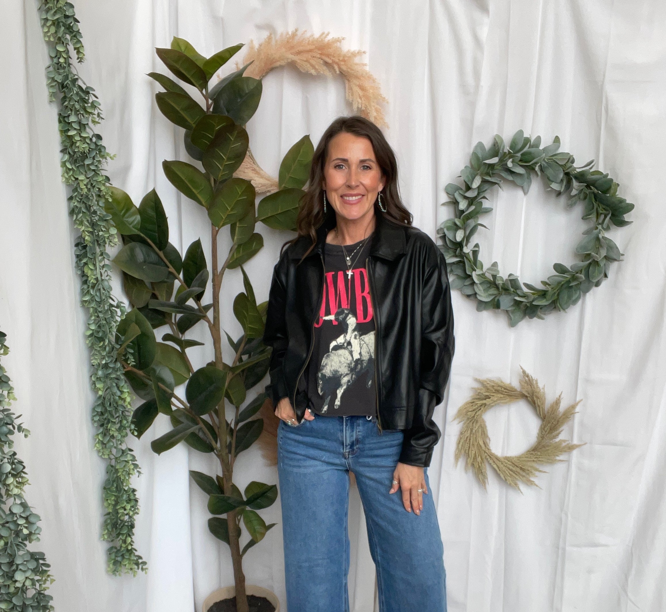 Allie Soft Faux Leather Jacket-Coats & Jackets-allie Rose-The Silo Boutique, Women's Fashion Boutique Located in Warren and Grand Forks North Dakota