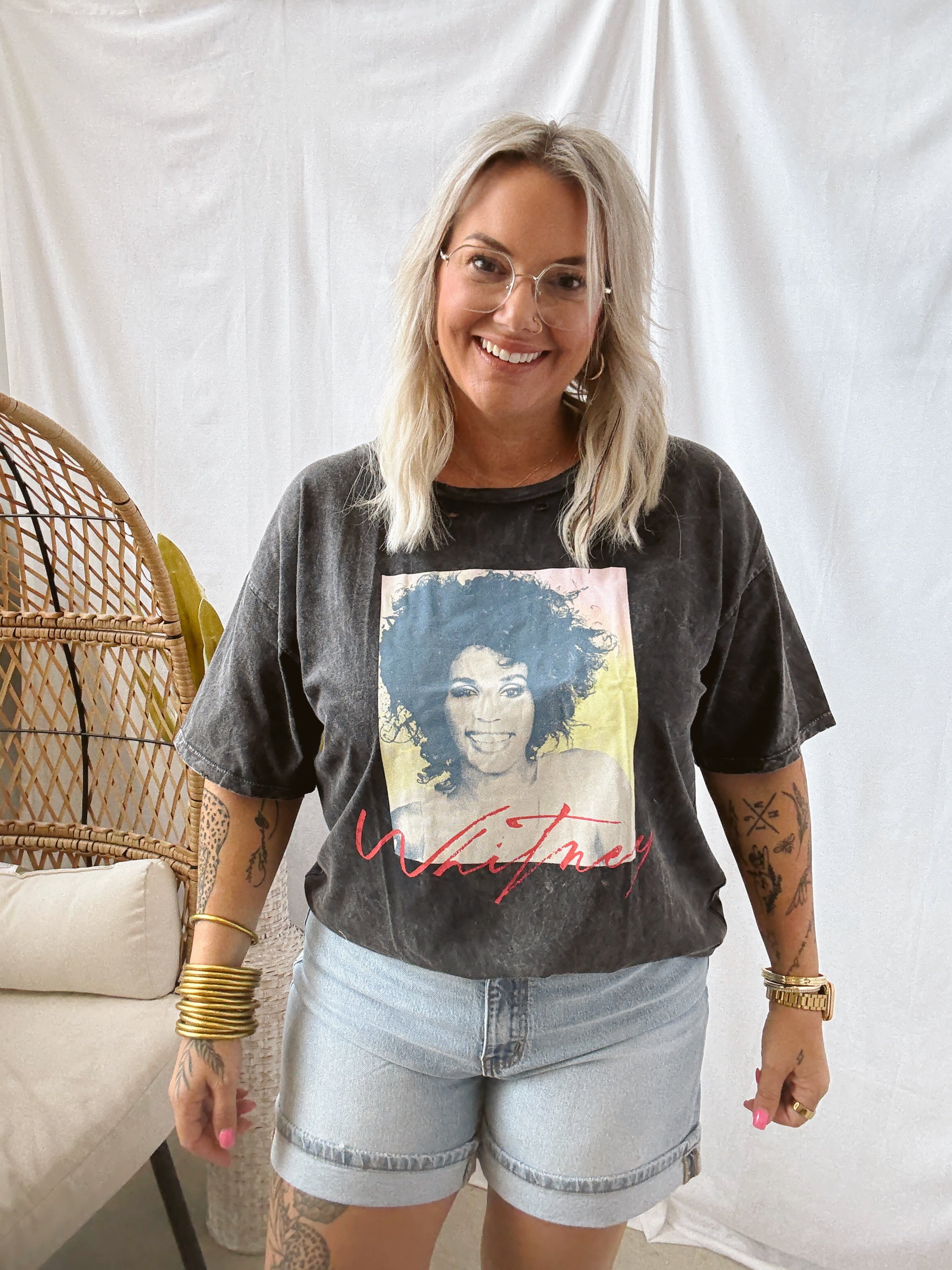 Whitney Tee-Graphic Tees-promesa-The Silo Boutique, Women's Fashion Boutique Located in Warren and Grand Forks North Dakota