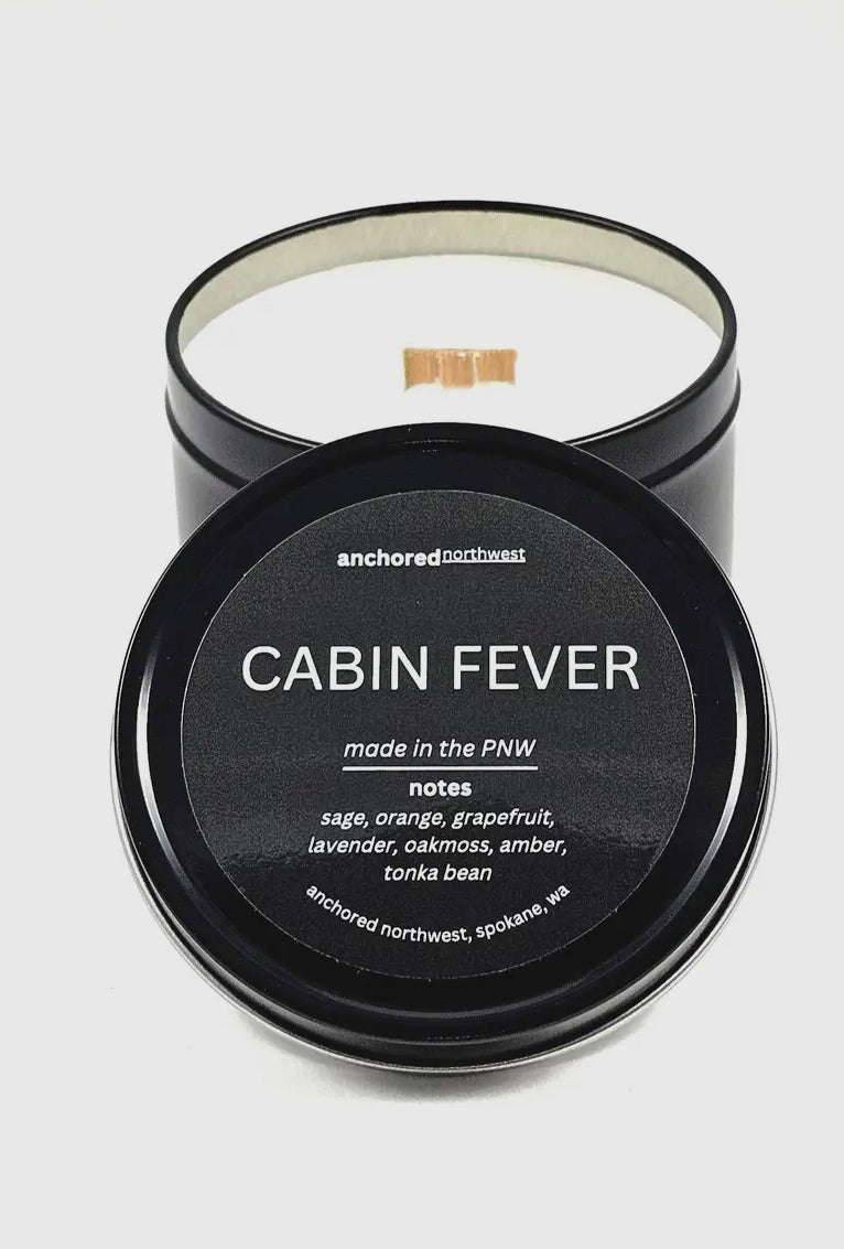 Anchored Northwest Tin Candles-Candles-anchored Northwest-The Silo Boutique, Women's Fashion Boutique Located in Warren and Grand Forks North Dakota