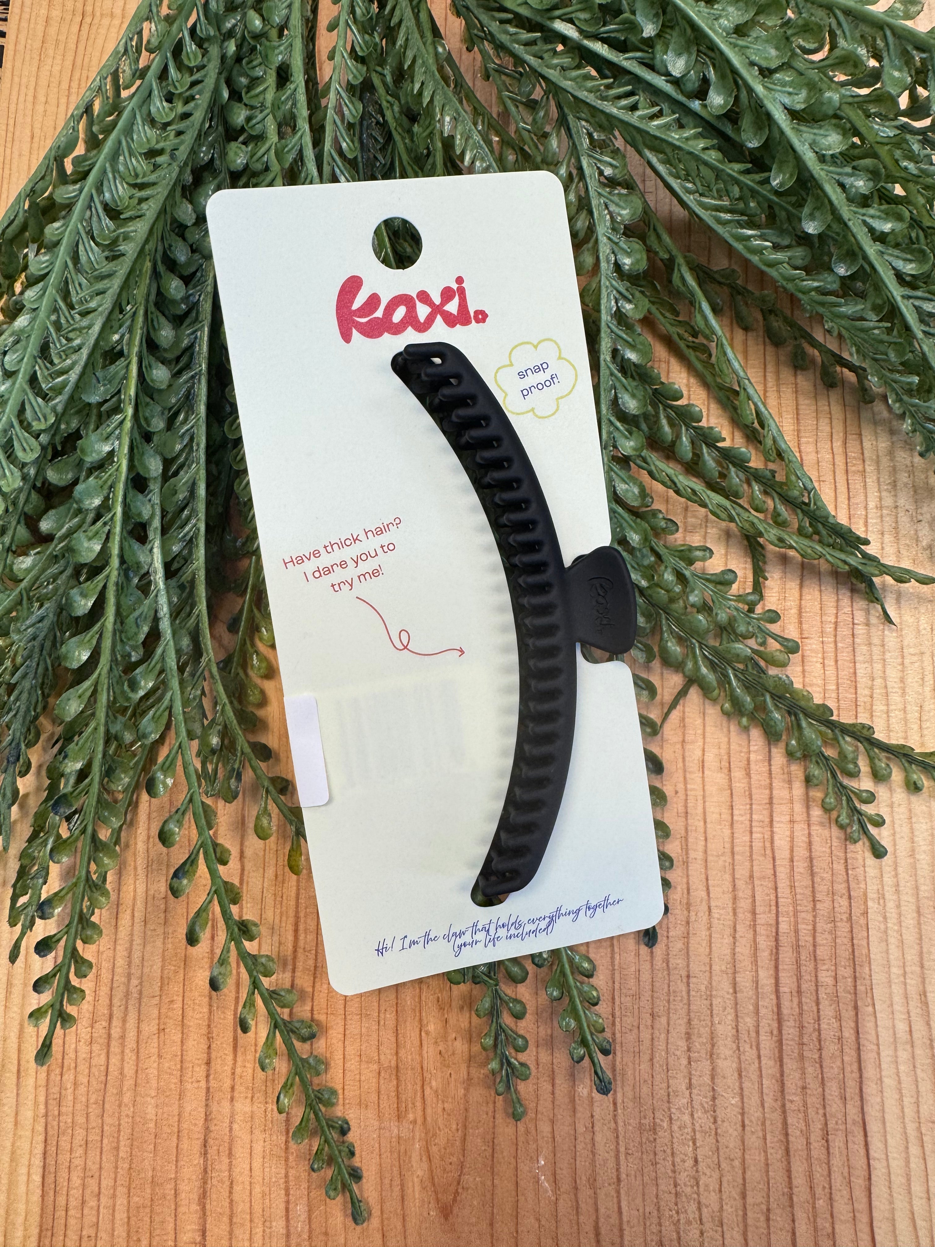 KAXI Hold Everything Claw Clip-Black-Hair Accessories-kaxi-The Silo Boutique, Women's Fashion Boutique Located in Warren and Grand Forks North Dakota