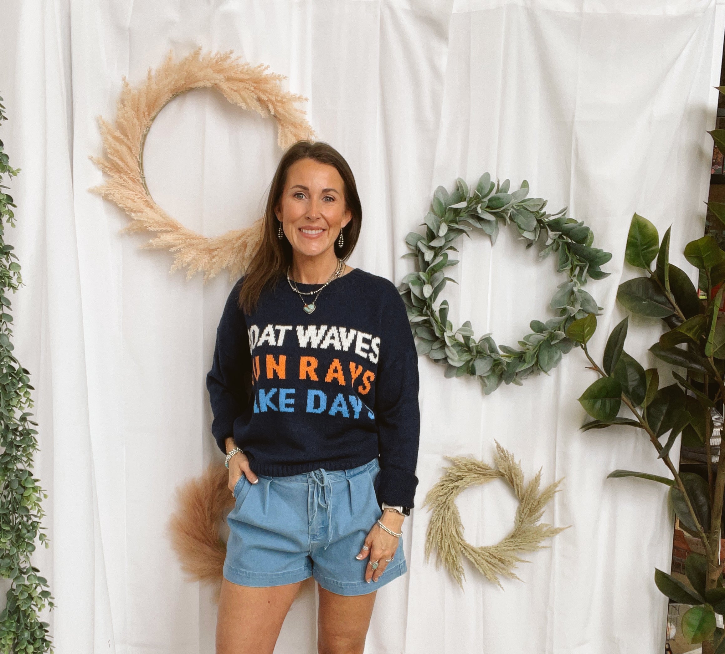 Lake Days Lightweight Sweater-Sweaters-panaache-The Silo Boutique, Women's Fashion Boutique Located in Warren and Grand Forks North Dakota