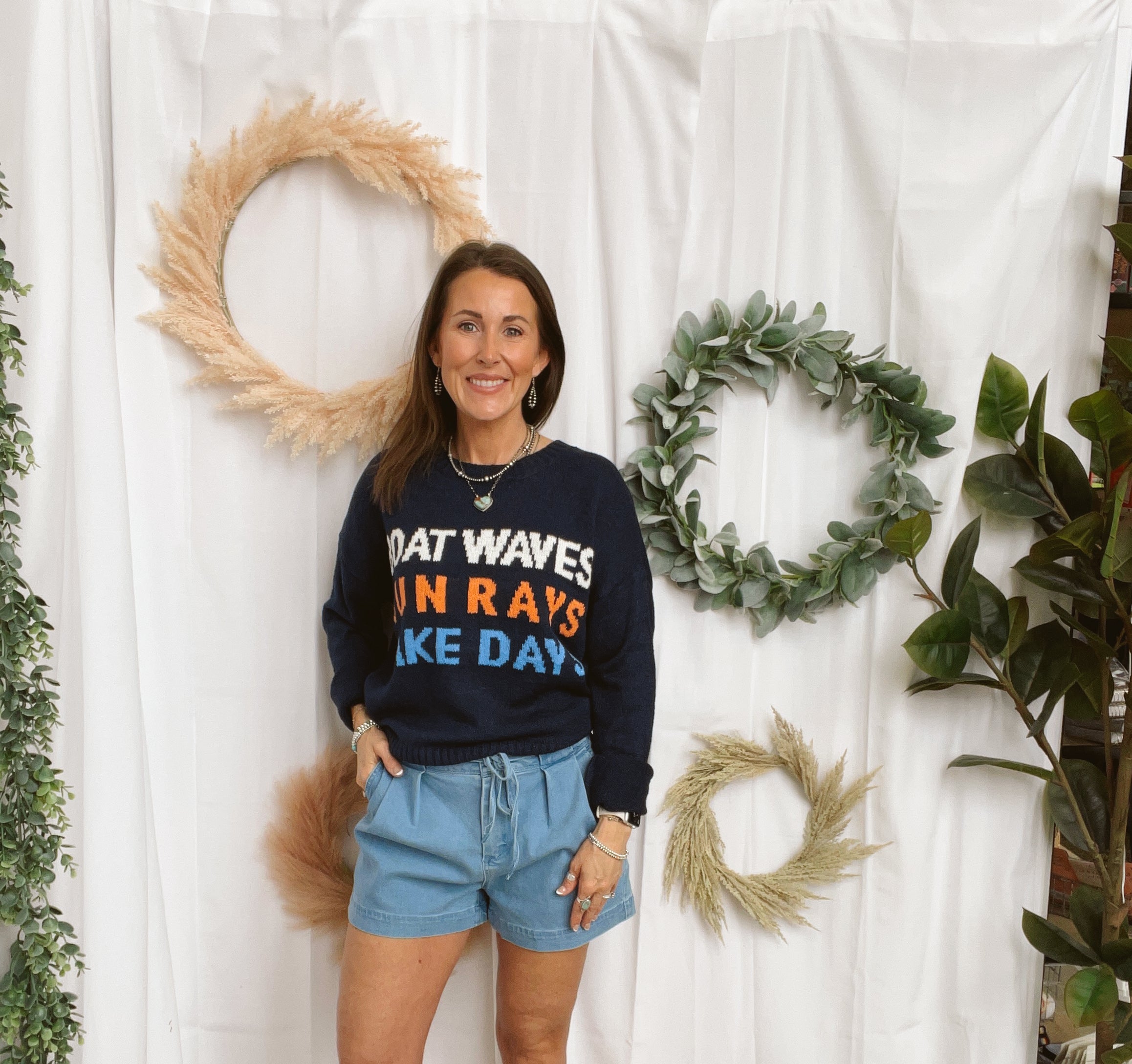 Lake Days Lightweight Sweater-Sweaters-panaache-The Silo Boutique, Women's Fashion Boutique Located in Warren and Grand Forks North Dakota