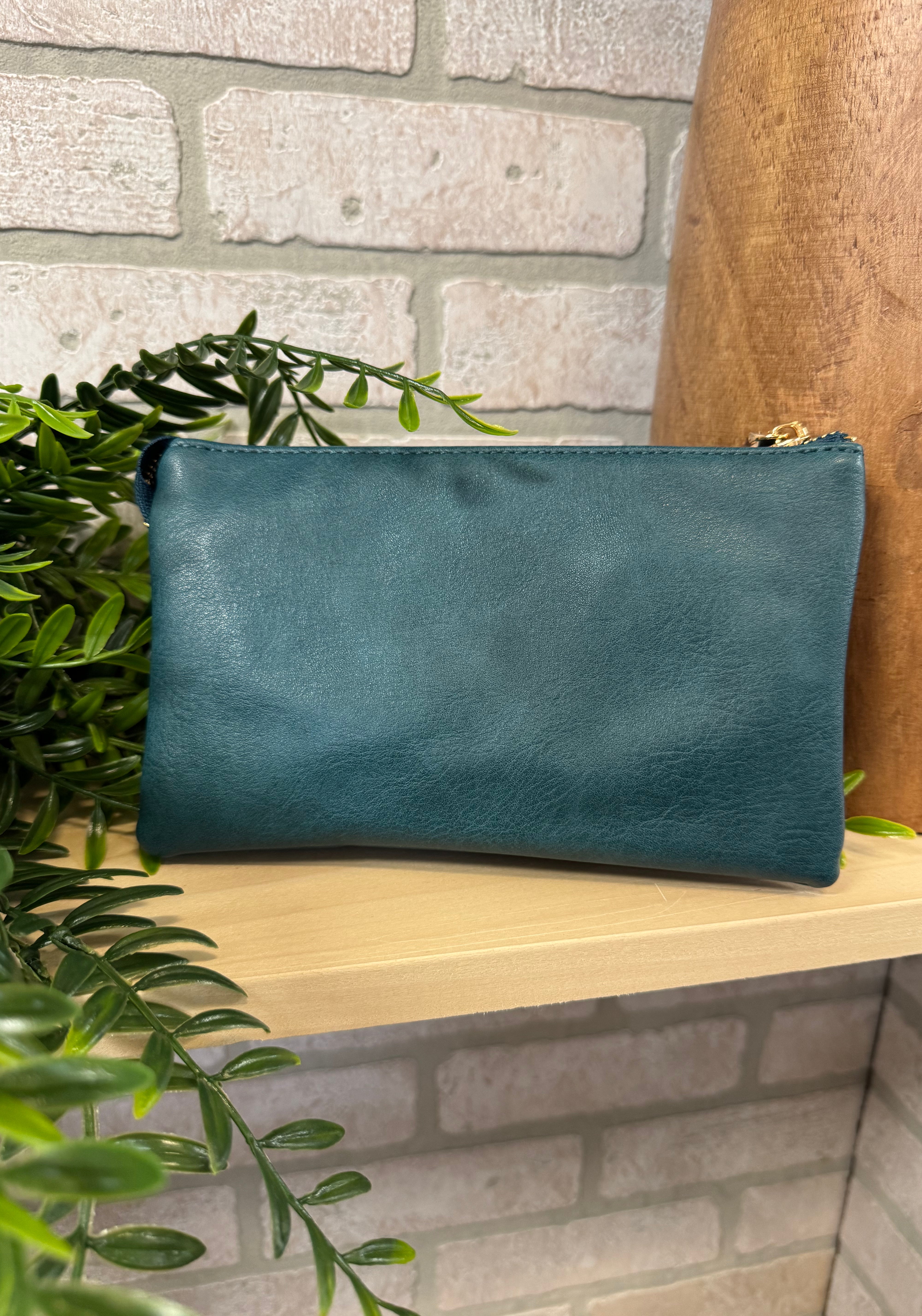 Riley 3 Compartment Crossbody/Wristlet-Crossbody Purses-Jen and Co-The Silo Boutique, Women's Fashion Boutique Located in Warren and Grand Forks North Dakota