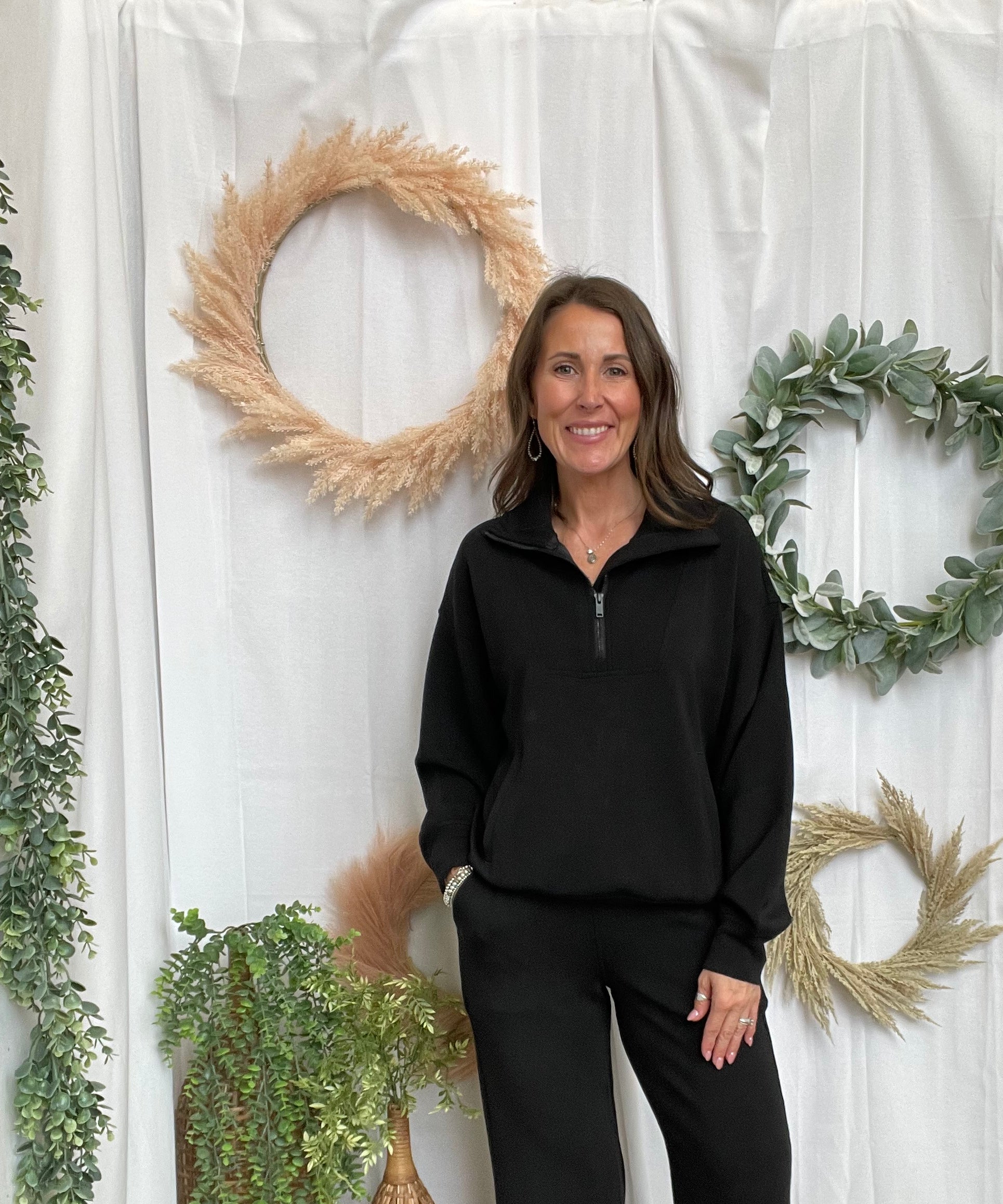 Rae Mode Scuba Pant-Black-Pants-rae mode-The Silo Boutique, Women's Fashion Boutique Located in Warren and Grand Forks North Dakota