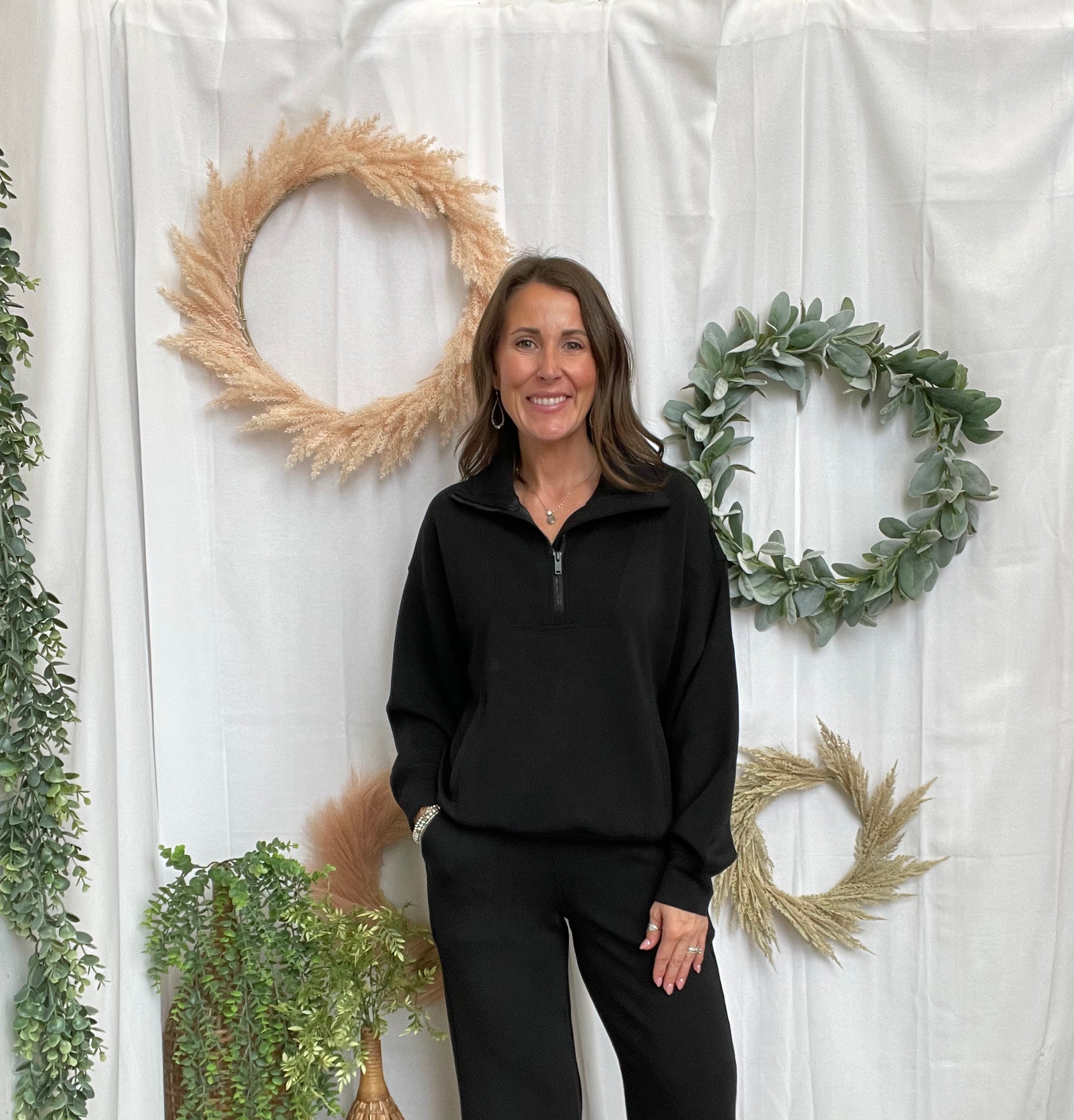 Rae Mode Scuba Pant-Black-Pants-rae mode-The Silo Boutique, Women's Fashion Boutique Located in Warren and Grand Forks North Dakota