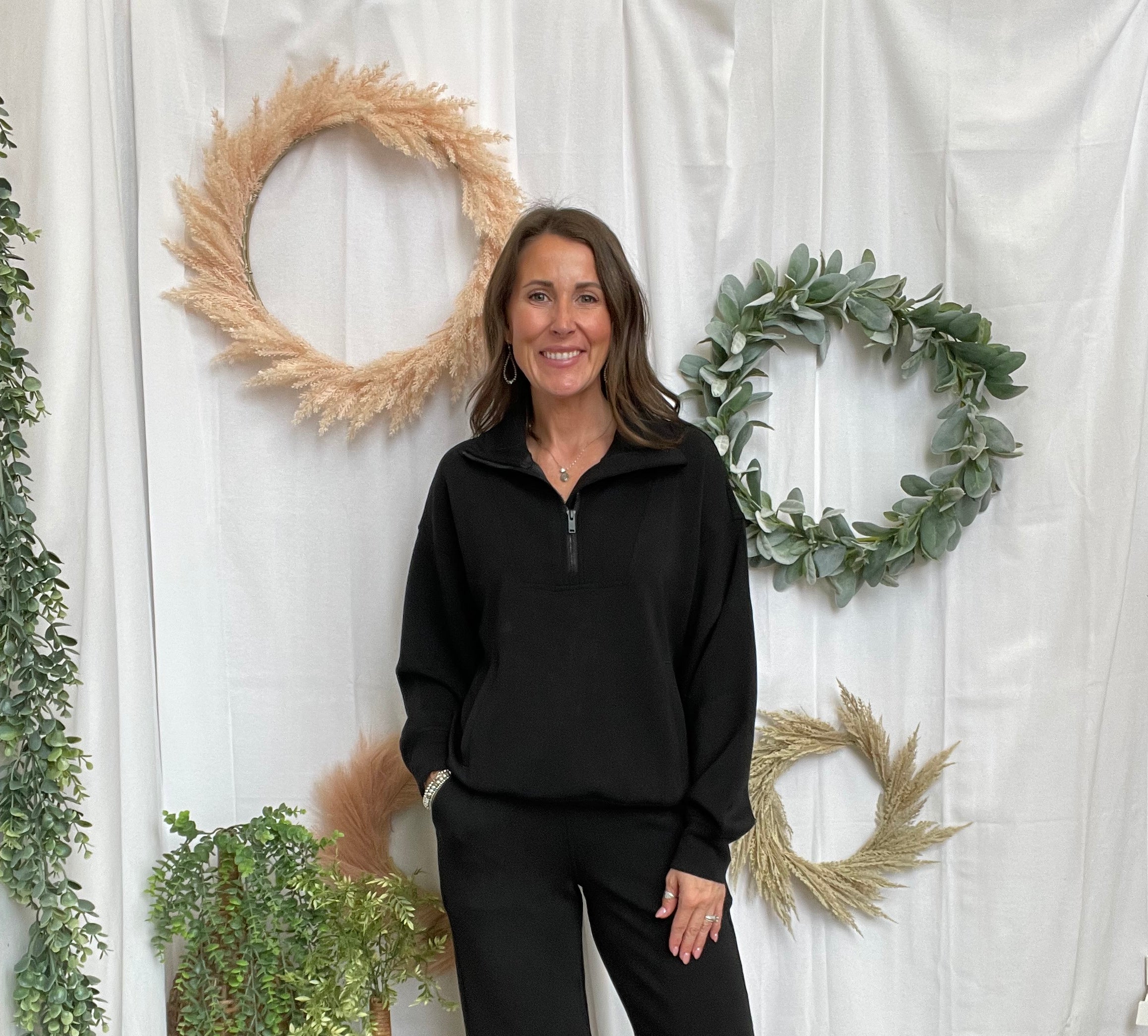 Rae Mode Scuba Pant-Black-Pants-rae mode-The Silo Boutique, Women's Fashion Boutique Located in Warren and Grand Forks North Dakota