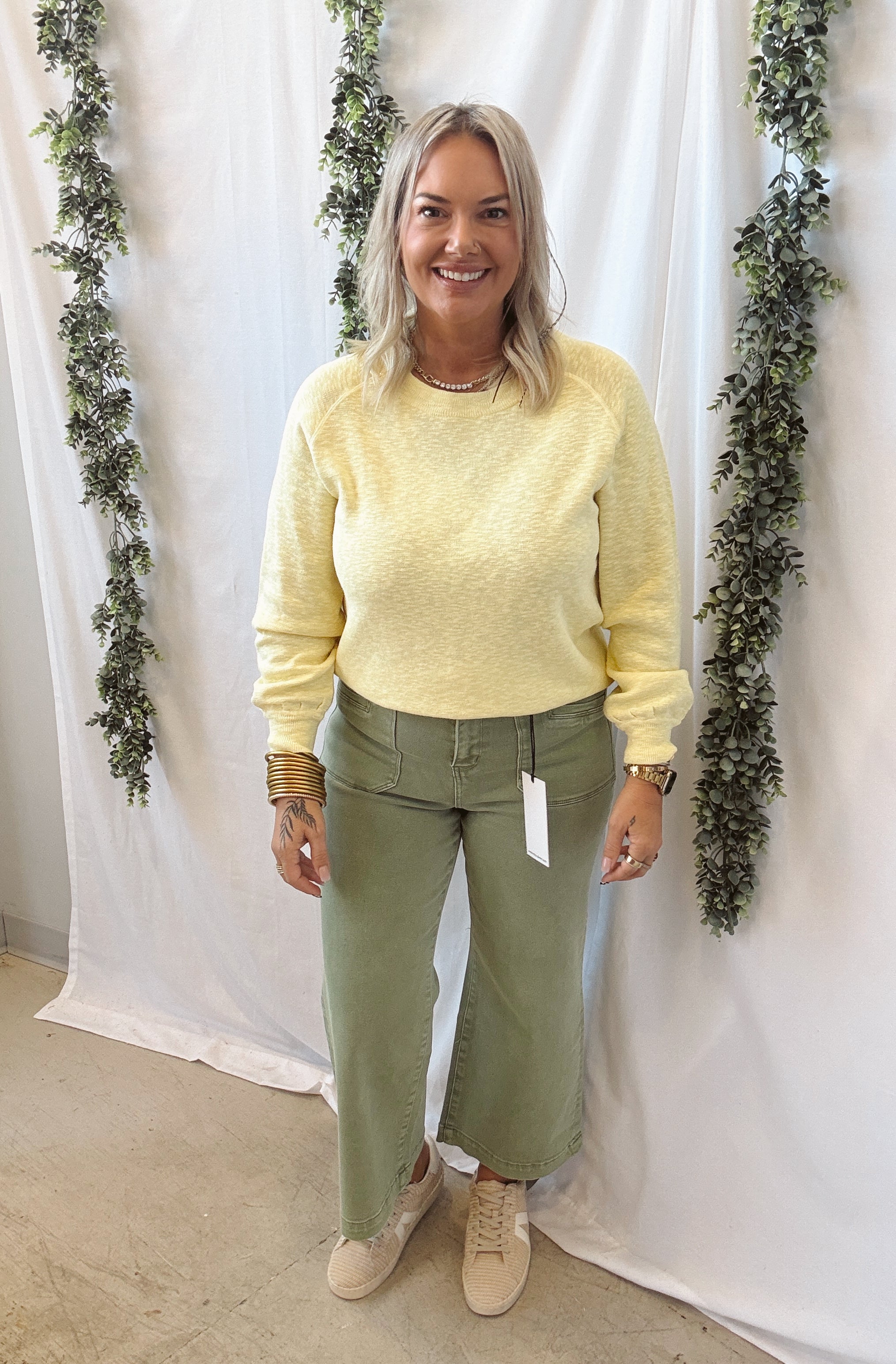 Mica Faded Green Utility Jeans-Jeans-mica-The Silo Boutique, Women's Fashion Boutique Located in Warren and Grand Forks North Dakota