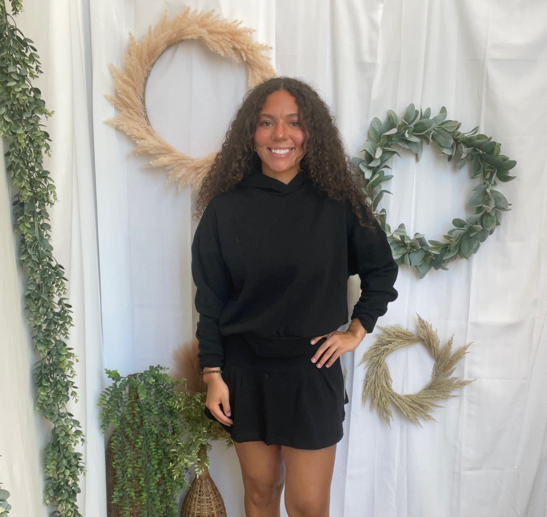 Mono B Icon Hoodie Set-Black-Outfit Sets-mono b-The Silo Boutique, Women's Fashion Boutique Located in Warren and Grand Forks North Dakota