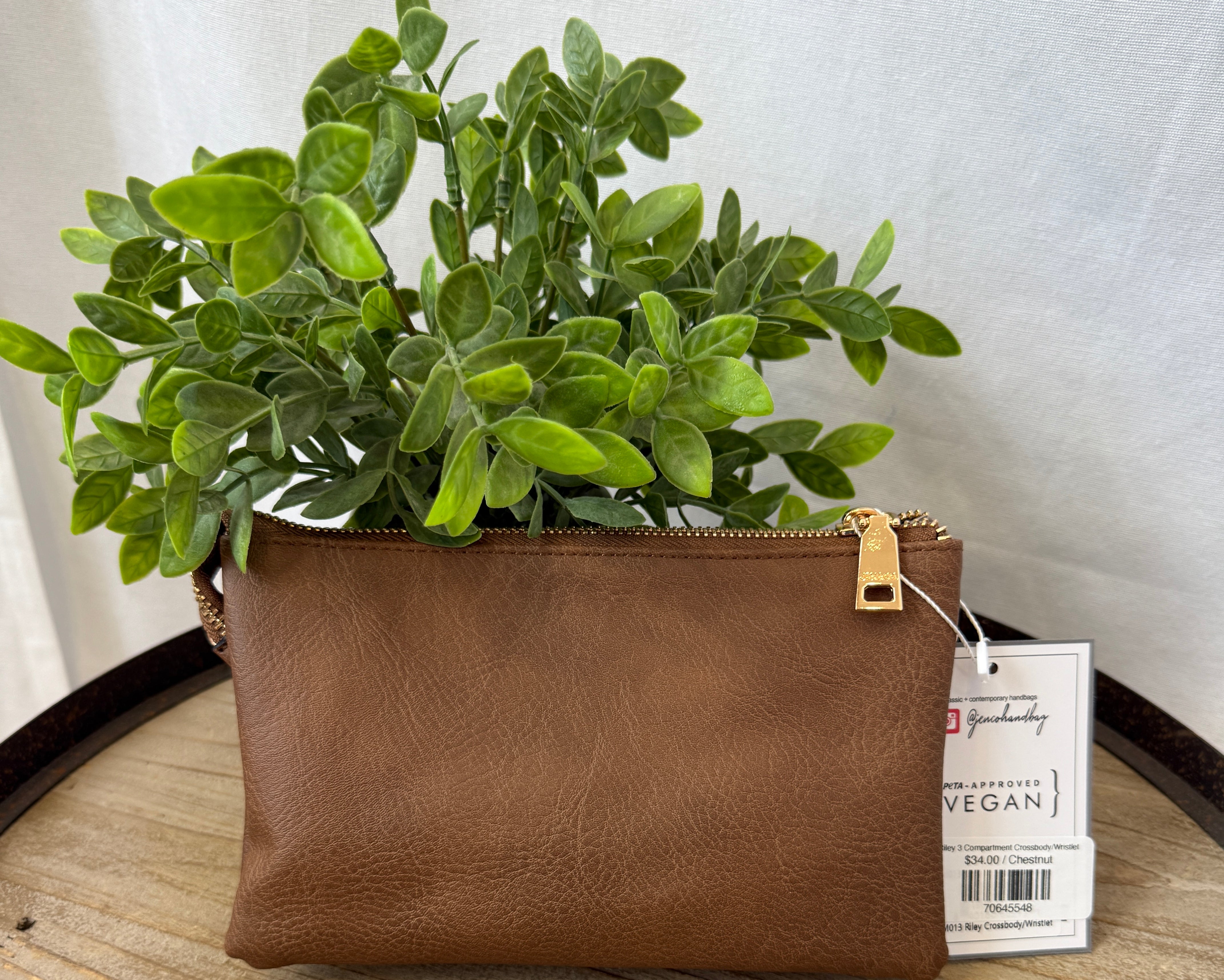 Riley 3 Compartment Crossbody/Wristlet-Crossbody Purses-Jen and Co-The Silo Boutique, Women's Fashion Boutique Located in Warren and Grand Forks North Dakota