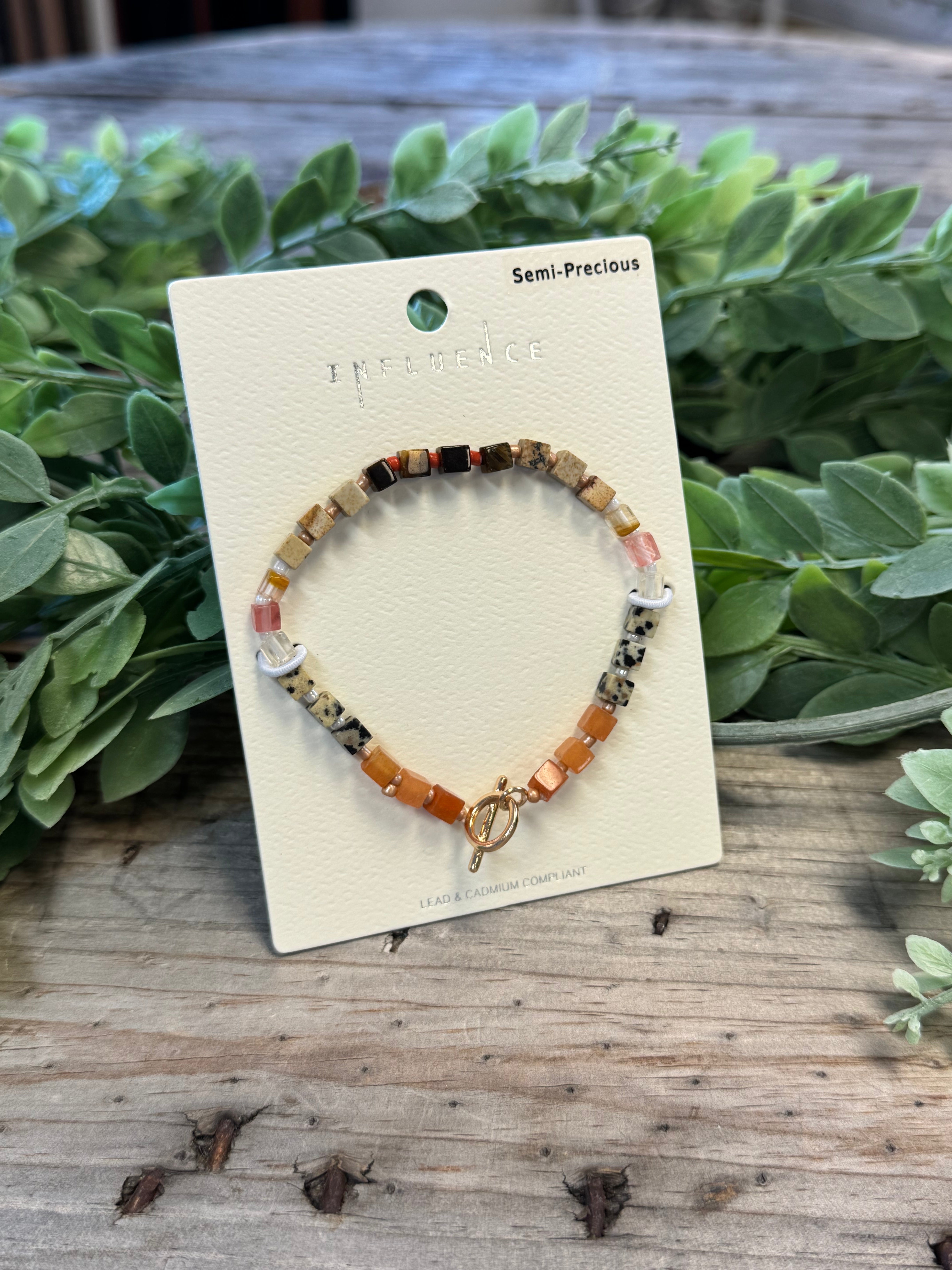 Multi Stone Bracelet-Bracelets-kenze-The Silo Boutique, Women's Fashion Boutique Located in Warren and Grand Forks North Dakota