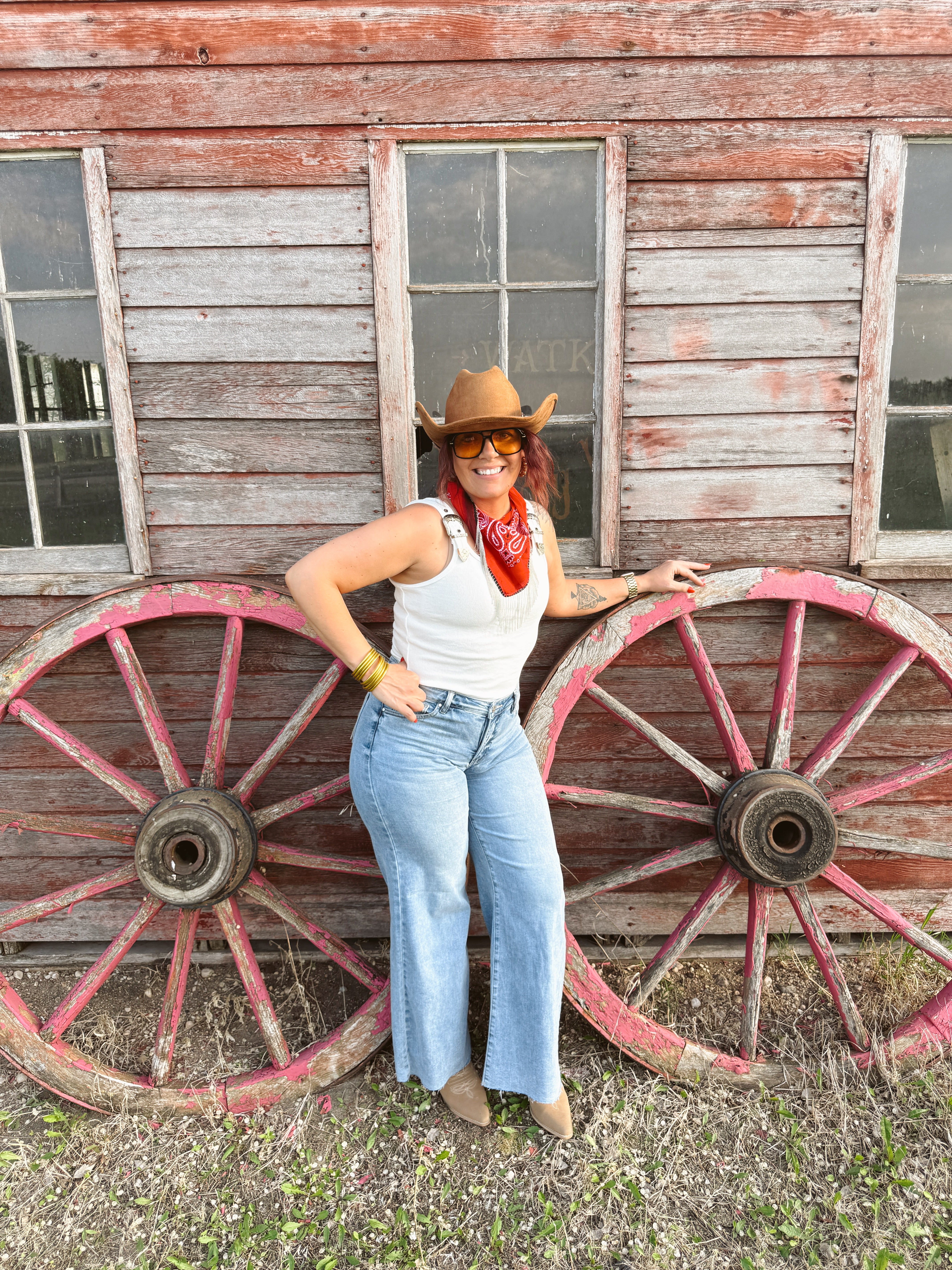 Ribbed Buckle Tank Top Bodysuit-White-Tank Tops-blue B-The Silo Boutique, Women's Fashion Boutique Located in Warren and Grand Forks North Dakota