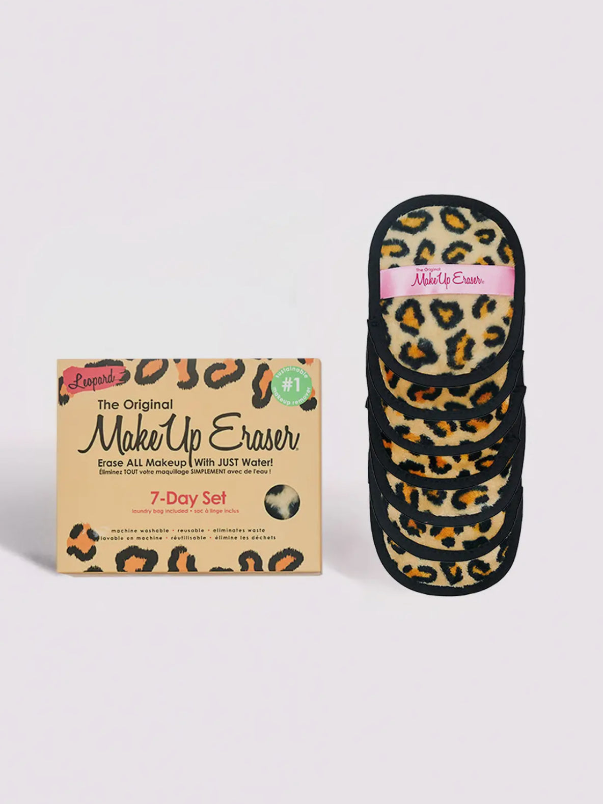 Leopard 7-Day Make Up Eraser Set-Cosmetics-Make Up Eraser-The Silo Boutique, Women's Fashion Boutique Located in Warren and Grand Forks North Dakota