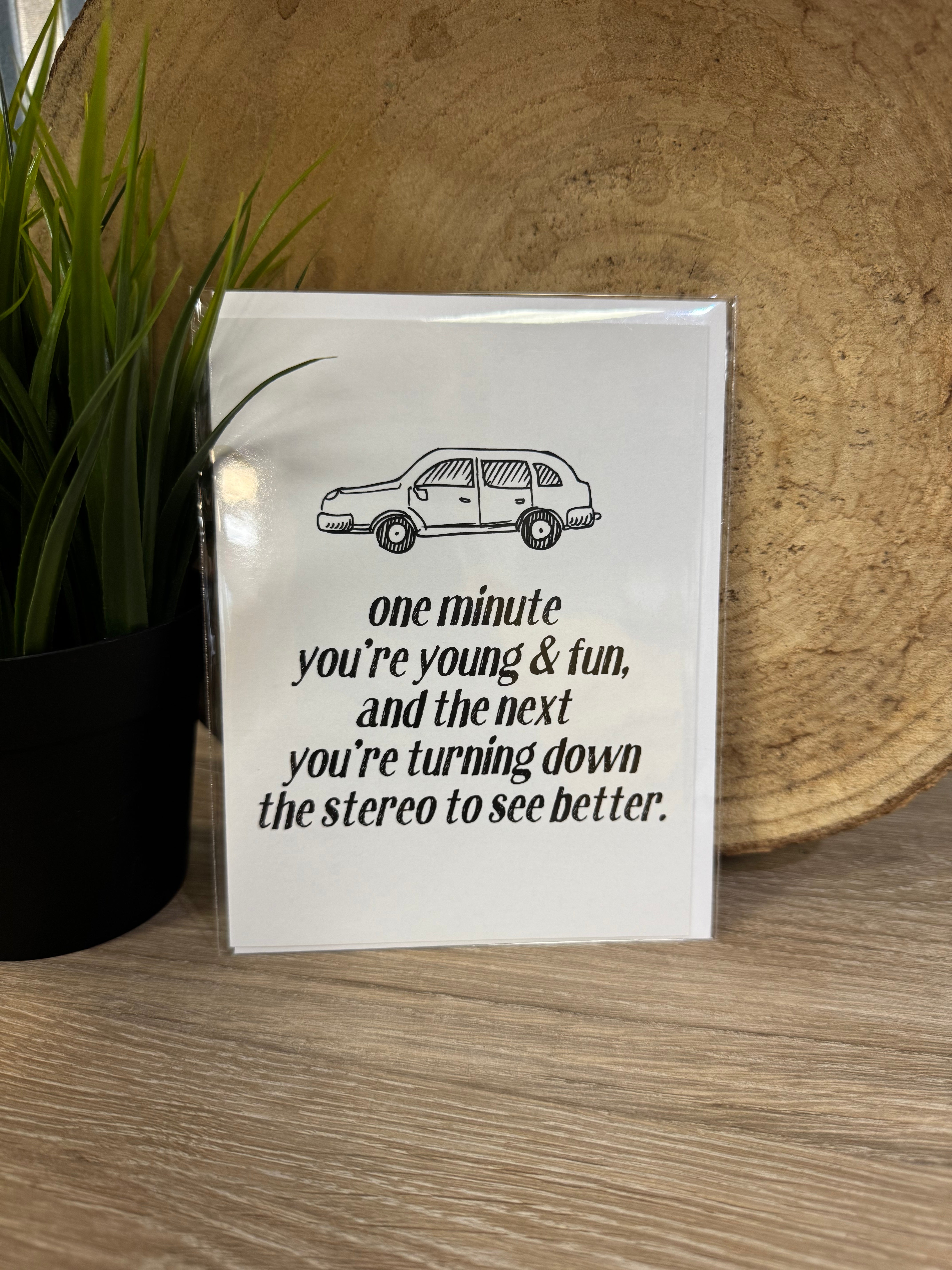 Turning the Stereo Down Card-Cards-crooked halo-The Silo Boutique, Women's Fashion Boutique Located in Warren and Grand Forks North Dakota