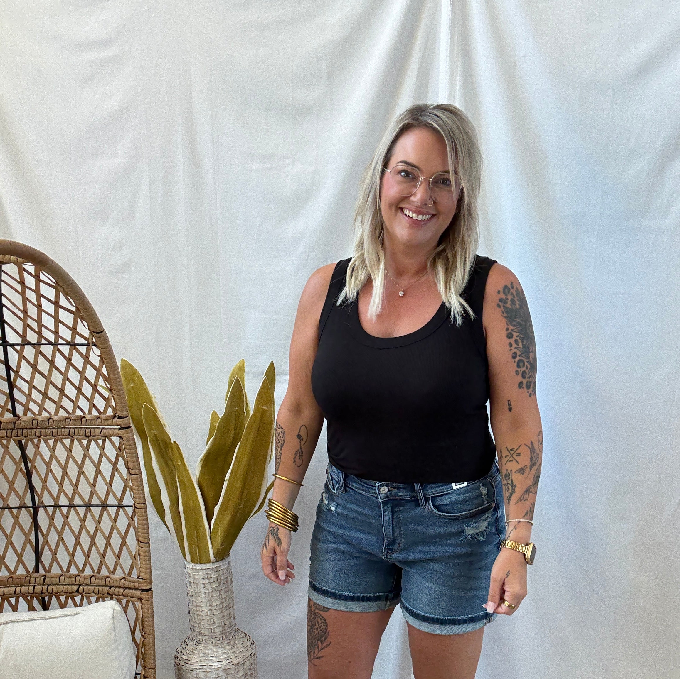 Zen Ribbed Tank Top-Tank Tops-Zenana-The Silo Boutique, Women's Fashion Boutique Located in Warren and Grand Forks North Dakota