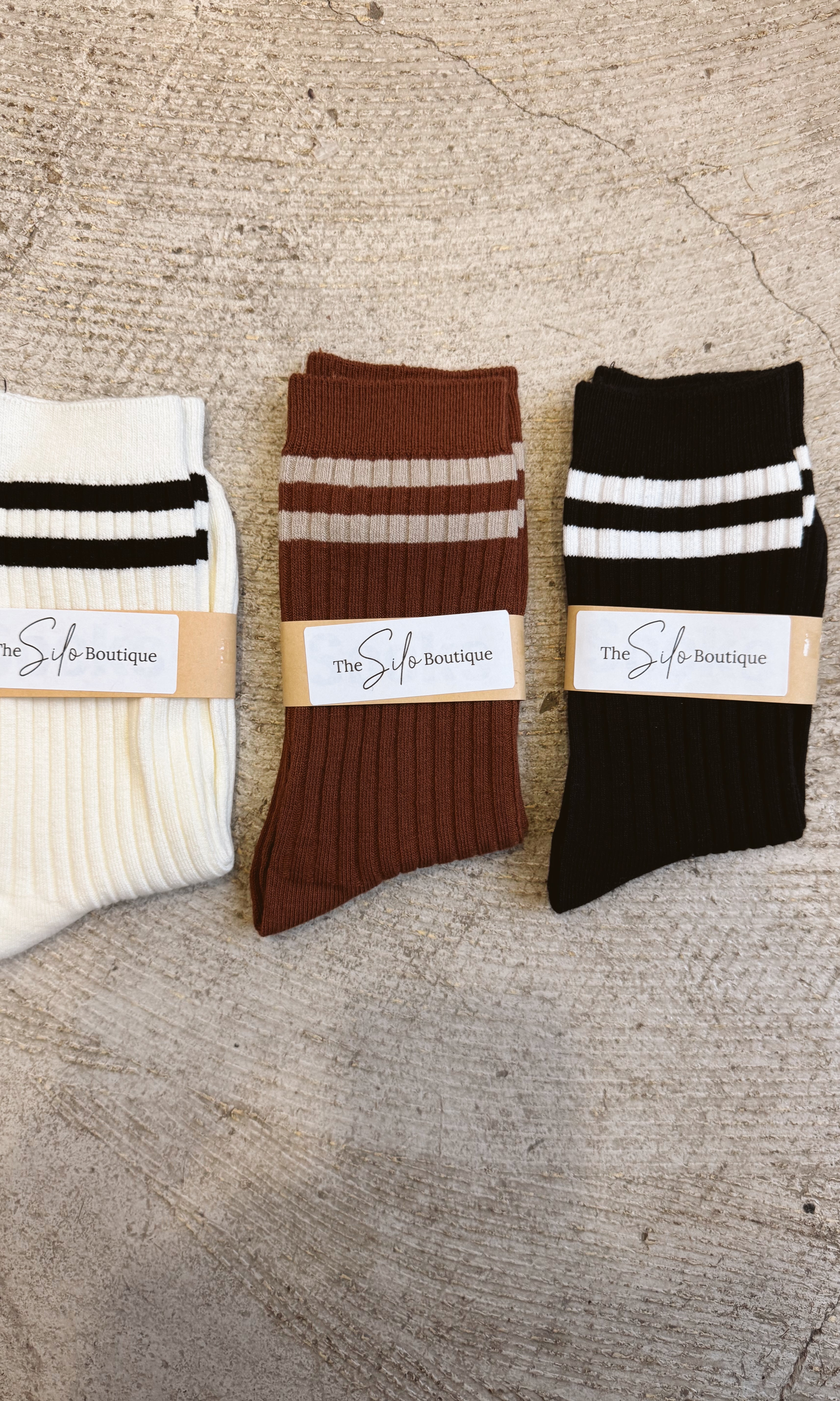 City Varsity Socks-Socks-city-The Silo Boutique, Women's Fashion Boutique Located in Warren and Grand Forks North Dakota