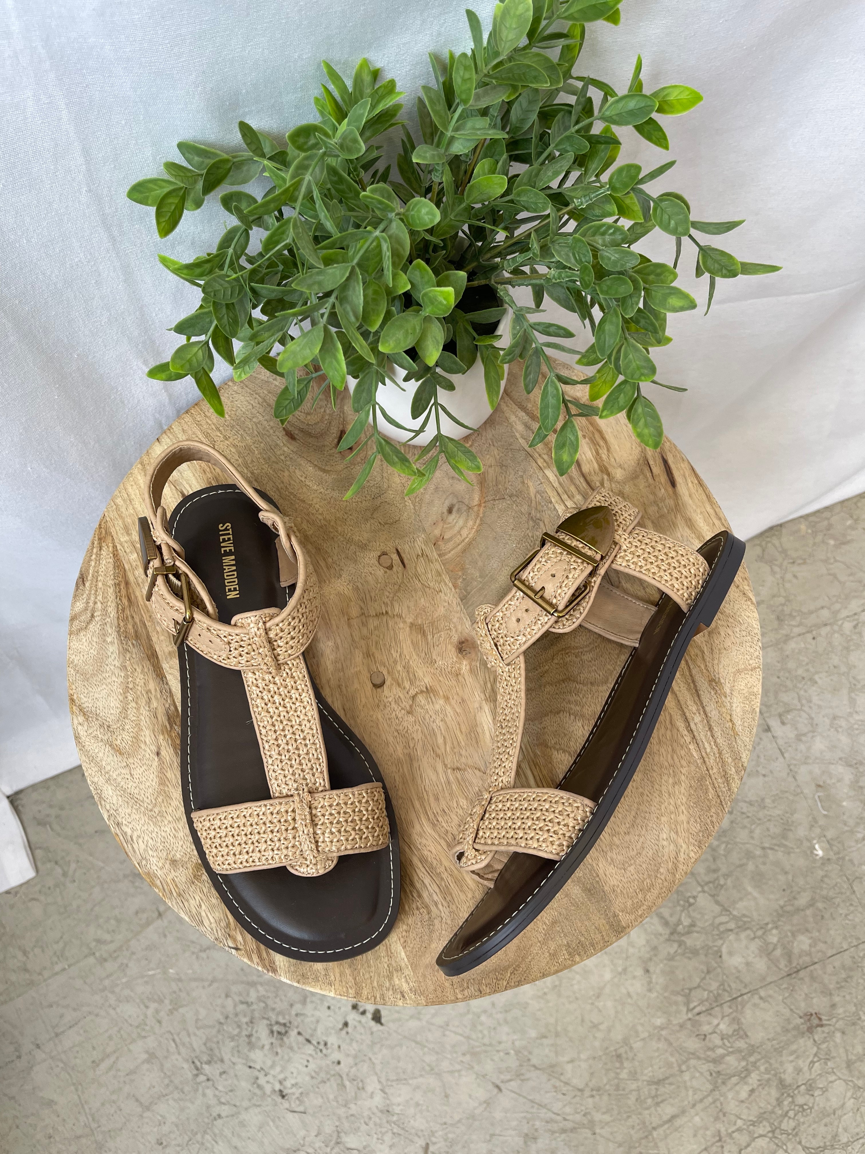 Steve Madden Brazinn Sandal-Raffia-Sneakers-steve madden-The Silo Boutique, Women's Fashion Boutique Located in Warren and Grand Forks North Dakota