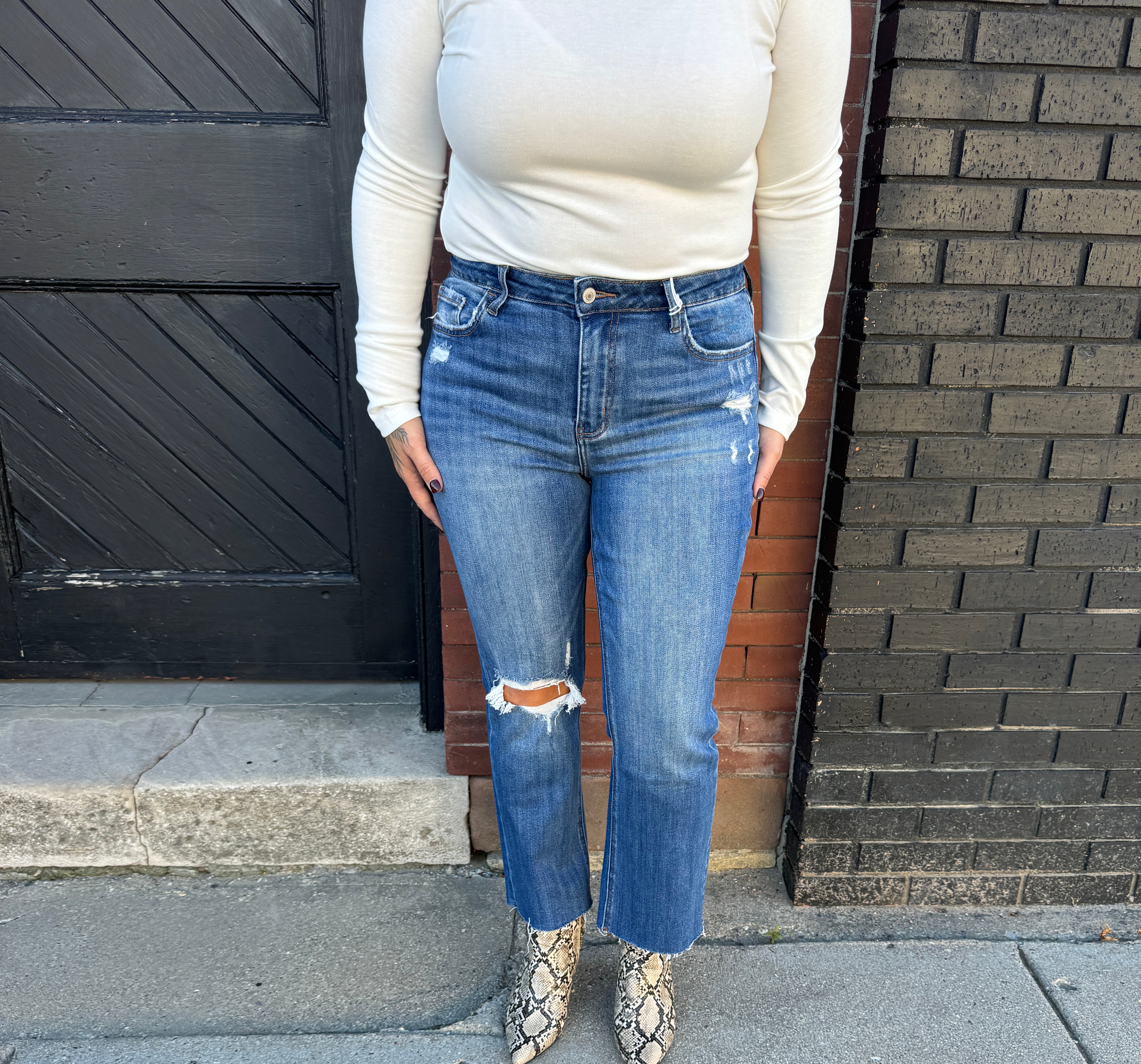 Lovervet Receptive Jeans-Final Sale-Jeans-lovervet-The Silo Boutique, Women's Fashion Boutique Located in Warren and Grand Forks North Dakota