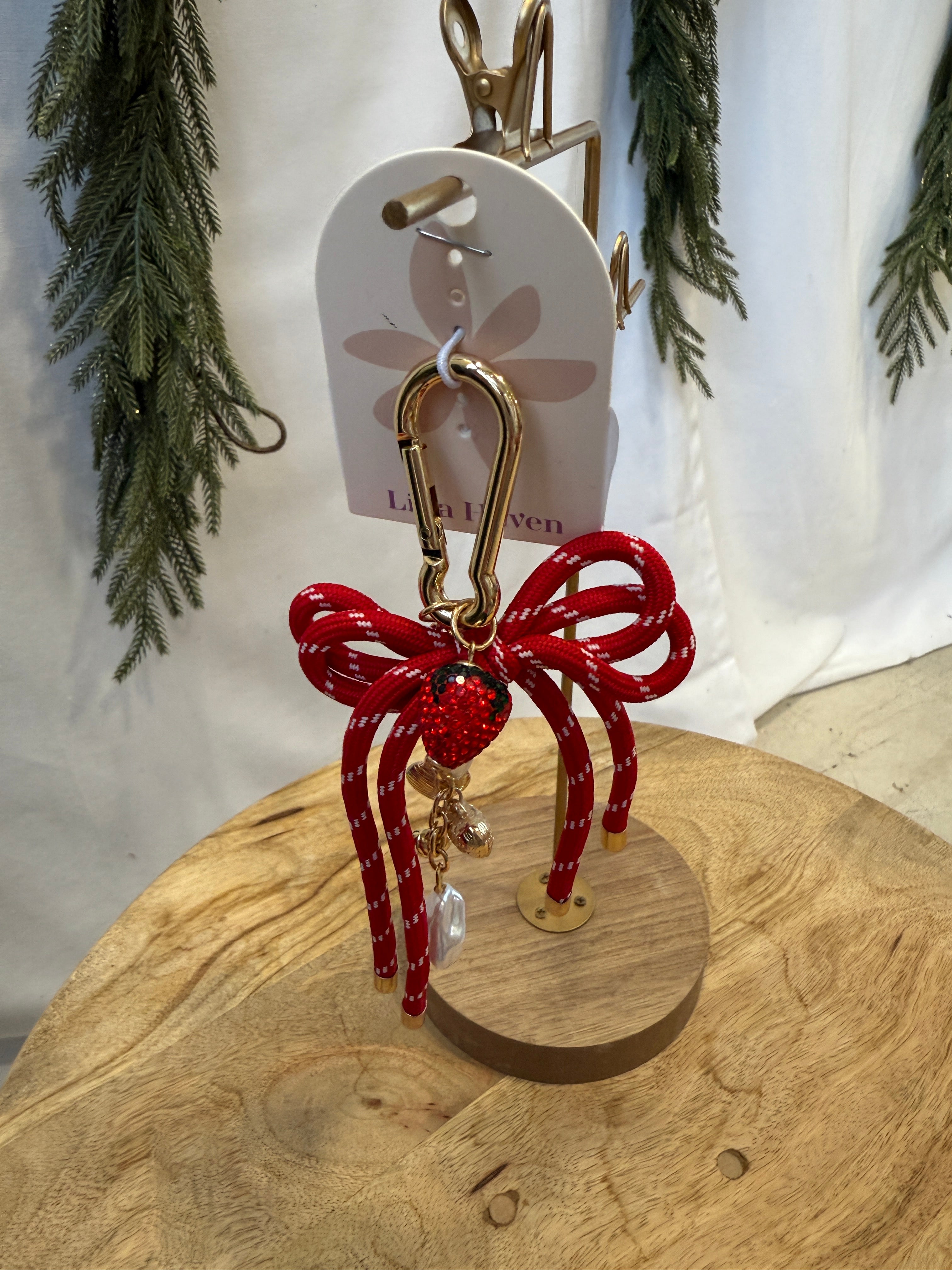 Bow Knot Key or Purse Chain-Keychains-Sensibling Corp.-The Silo Boutique, Women's Fashion Boutique Located in Warren and Grand Forks North Dakota