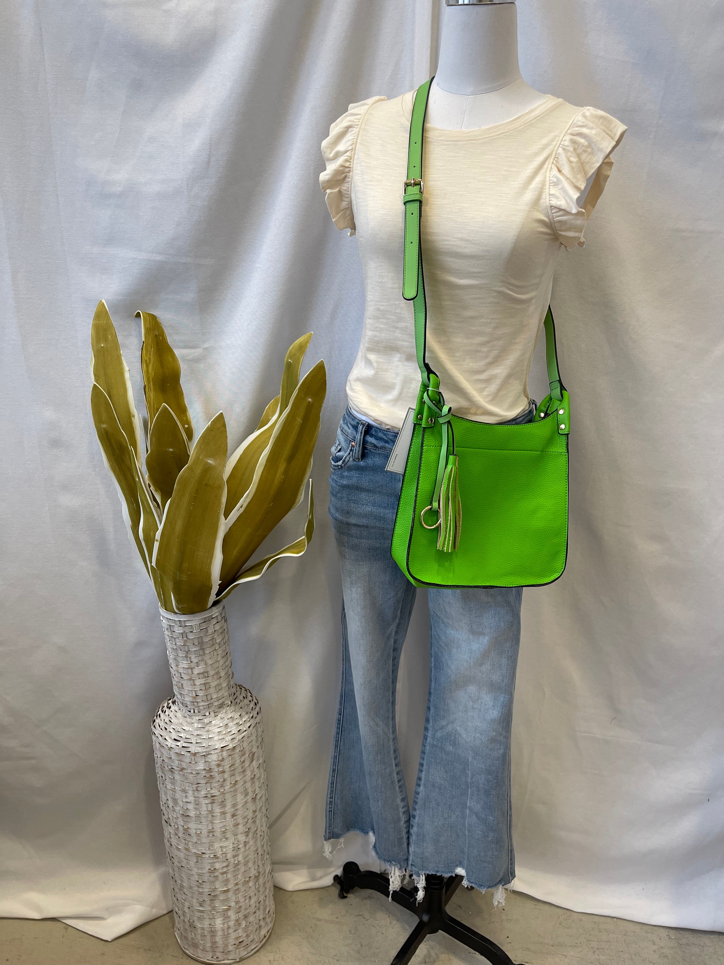 Jen and Co Lucinda Purse-Bright Green-Purses-Jen and Co-The Silo Boutique, Women's Fashion Boutique Located in Warren and Grand Forks North Dakota