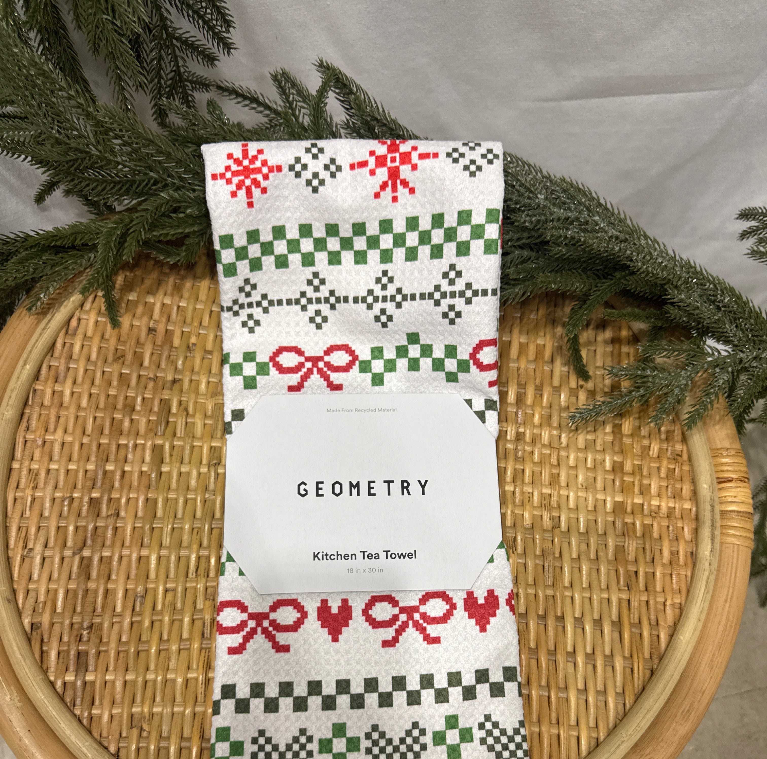 Geometry Tea Towel-dish cloth-geometry-The Silo Boutique, Women's Fashion Boutique Located in Warren and Grand Forks North Dakota