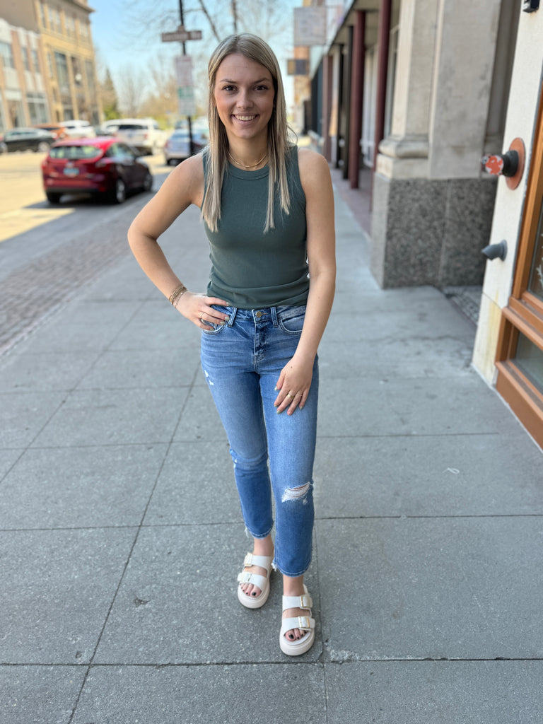 Flying Monkey Excellent Straight Jeans-Jeans-flying monkey-The Silo Boutique, Women's Fashion Boutique Located in Warren and Grand Forks North Dakota