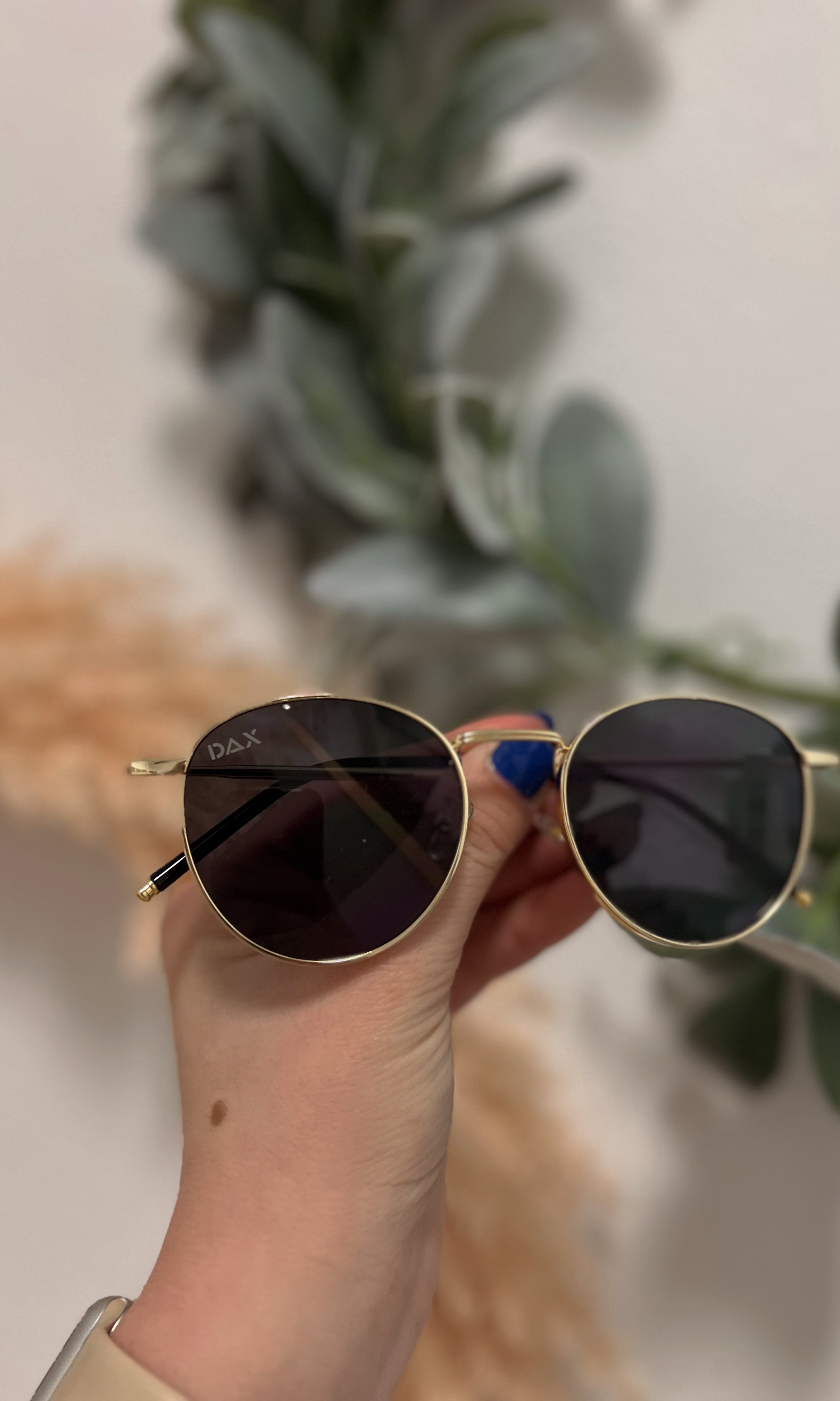 Dax Luna Black Sunglasses-Sunglasses-dax-The Silo Boutique, Women's Fashion Boutique Located in Warren and Grand Forks North Dakota