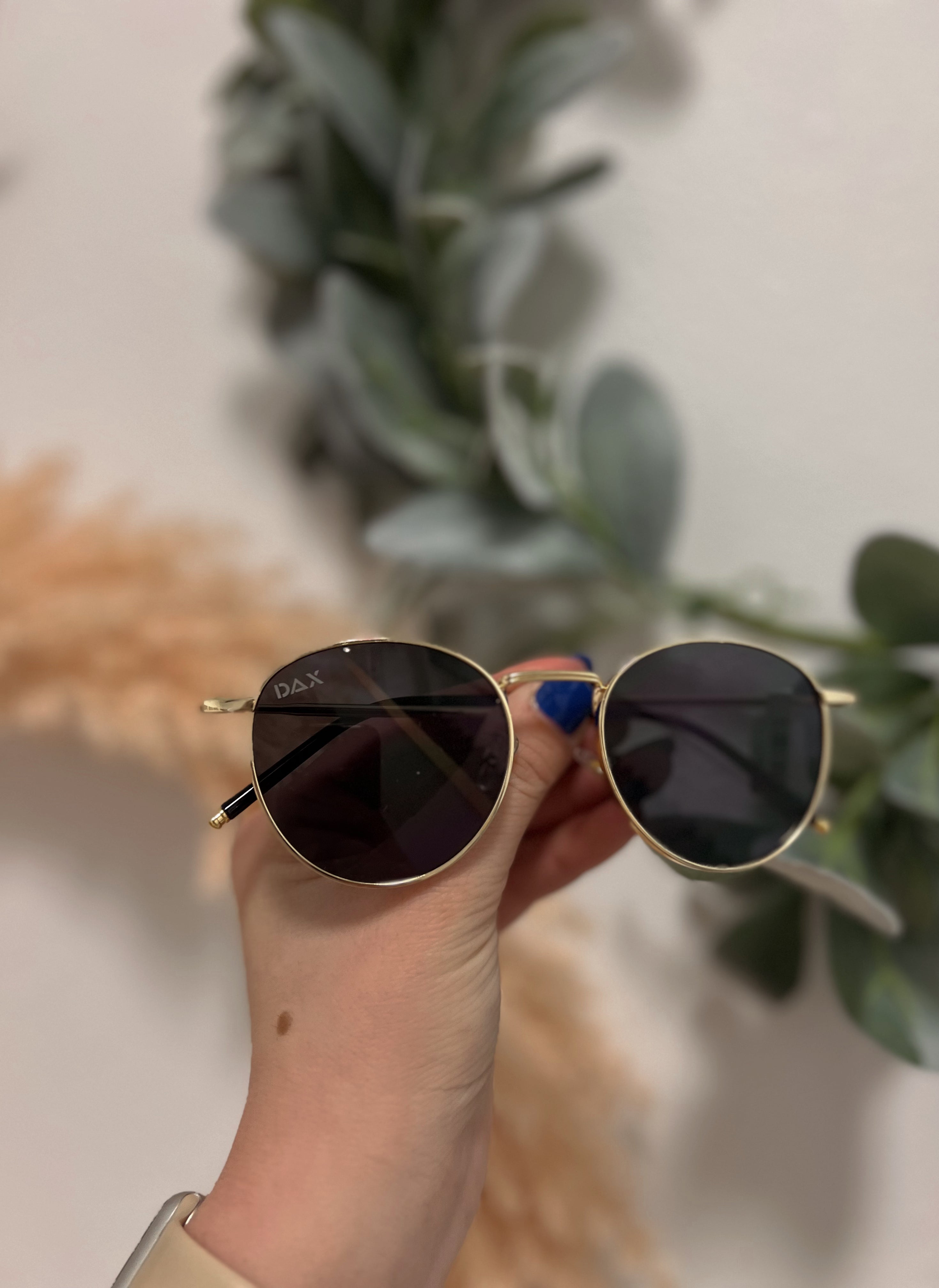 Dax Luna Black Sunglasses-Sunglasses-dax-The Silo Boutique, Women's Fashion Boutique Located in Warren and Grand Forks North Dakota