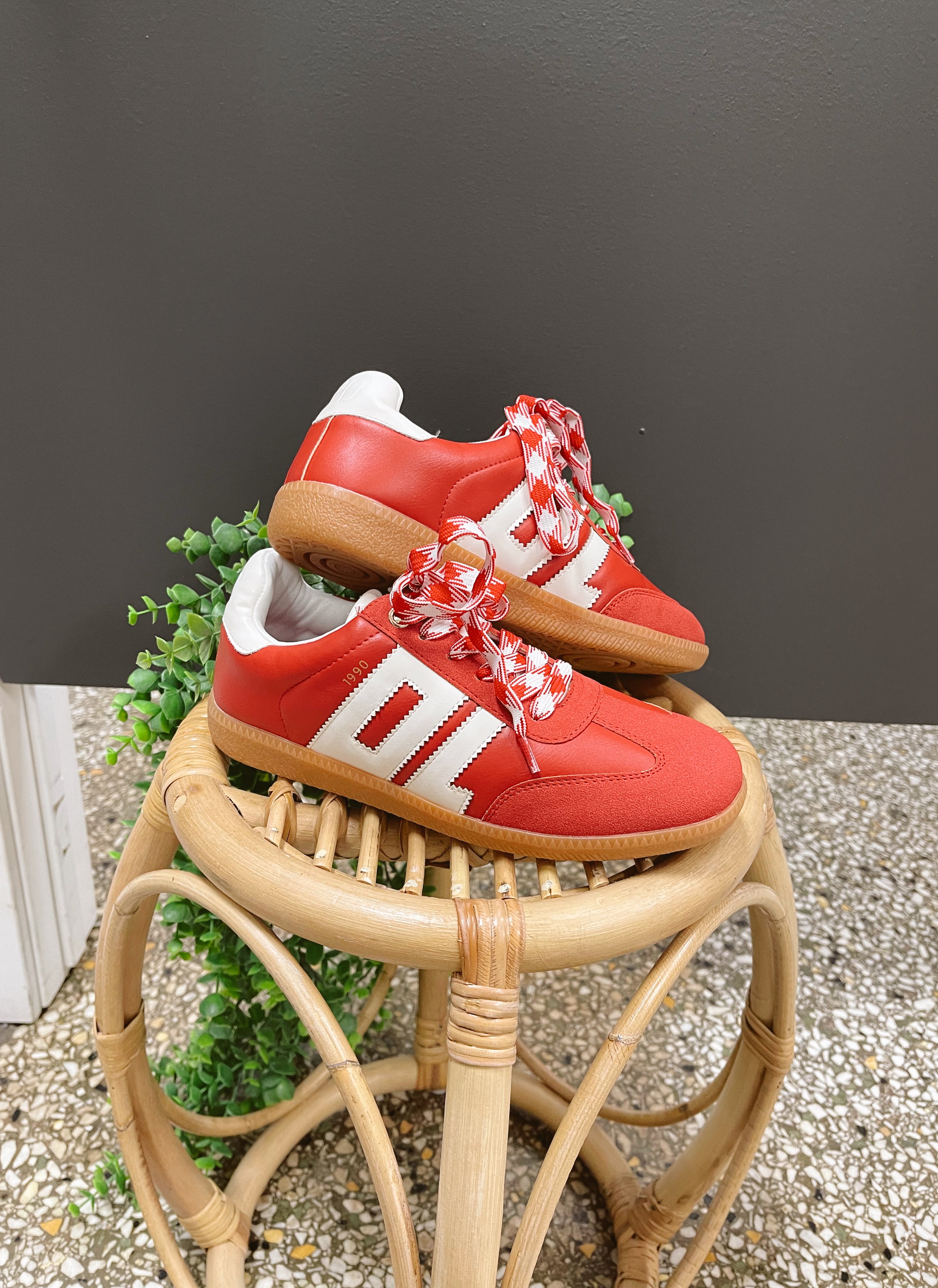 Chinese Laundry Red Track Star Sneaker-Sneakers-chinese laundry-The Silo Boutique, Women's Fashion Boutique Located in Warren and Grand Forks North Dakota