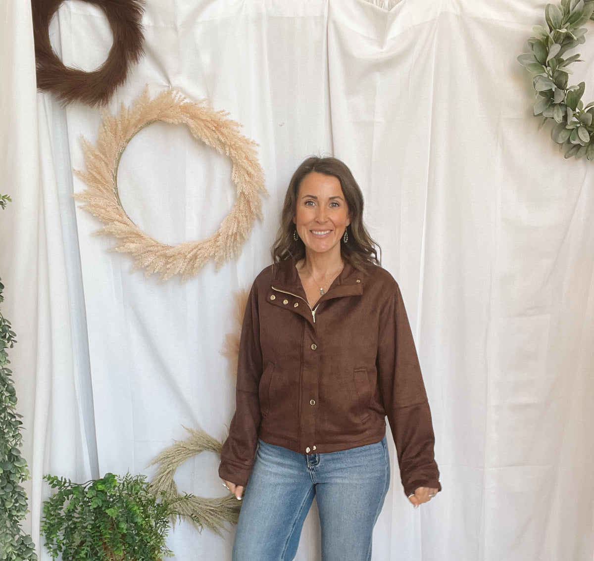 City Chic Jacket-Brown-Coats & Jackets-be cool-The Silo Boutique, Women's Fashion Boutique Located in Warren and Grand Forks North Dakota