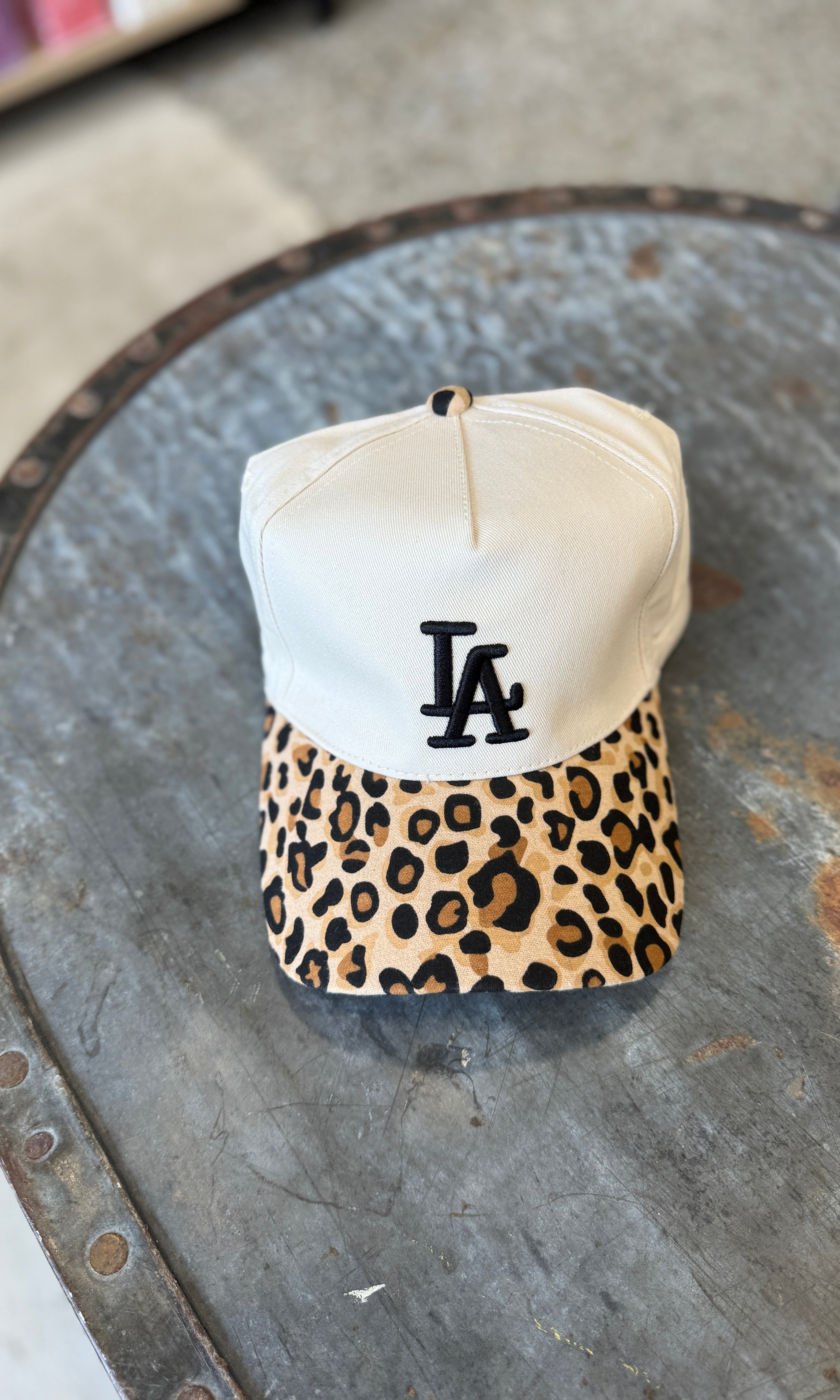 LA Baseball Hat-Hats-Zenana-The Silo Boutique, Women's Fashion Boutique Located in Warren and Grand Forks North Dakota