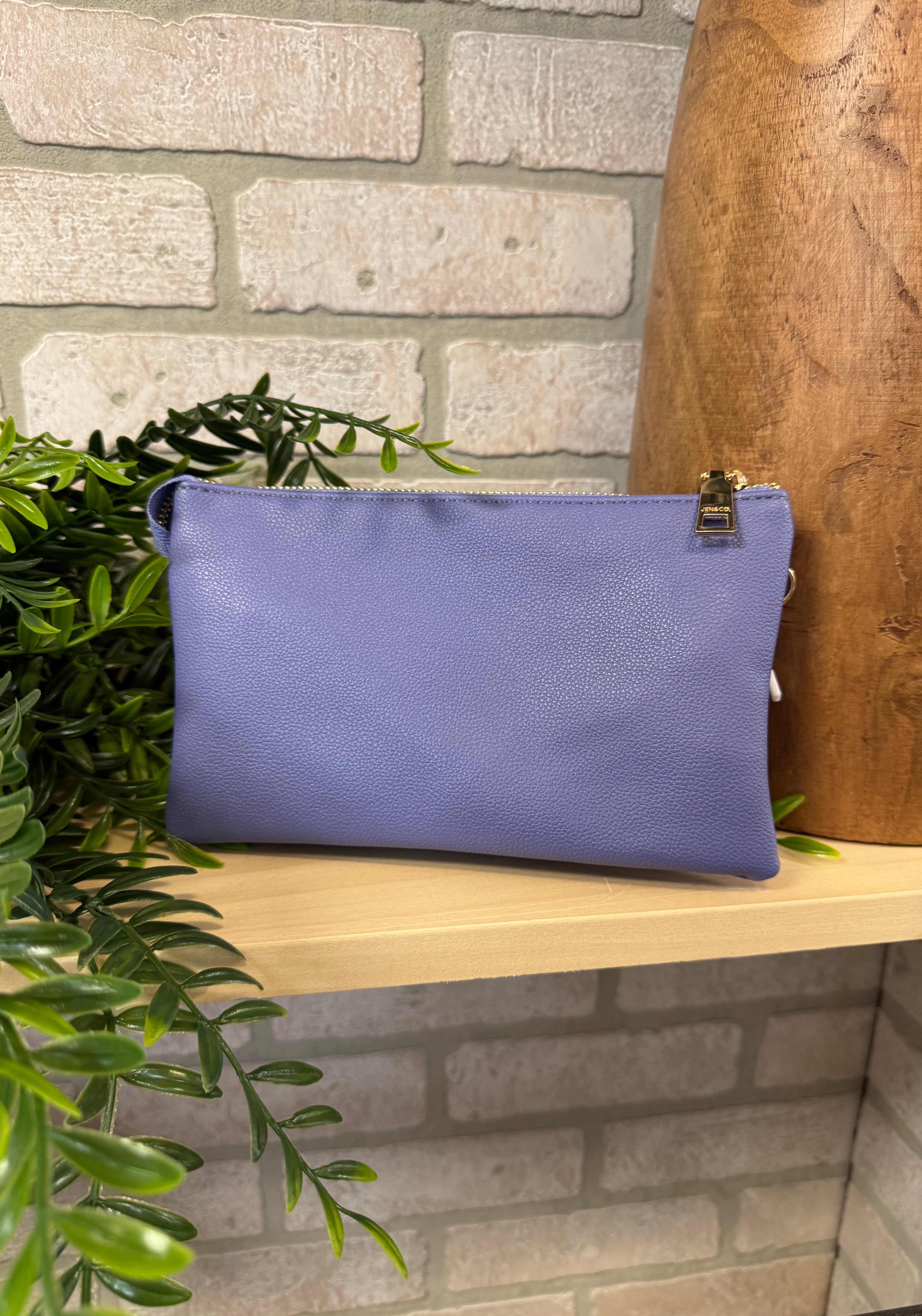 Riley 3 Compartment Crossbody/Wristlet-Crossbody Purses-Jen and Co-The Silo Boutique, Women's Fashion Boutique Located in Warren and Grand Forks North Dakota