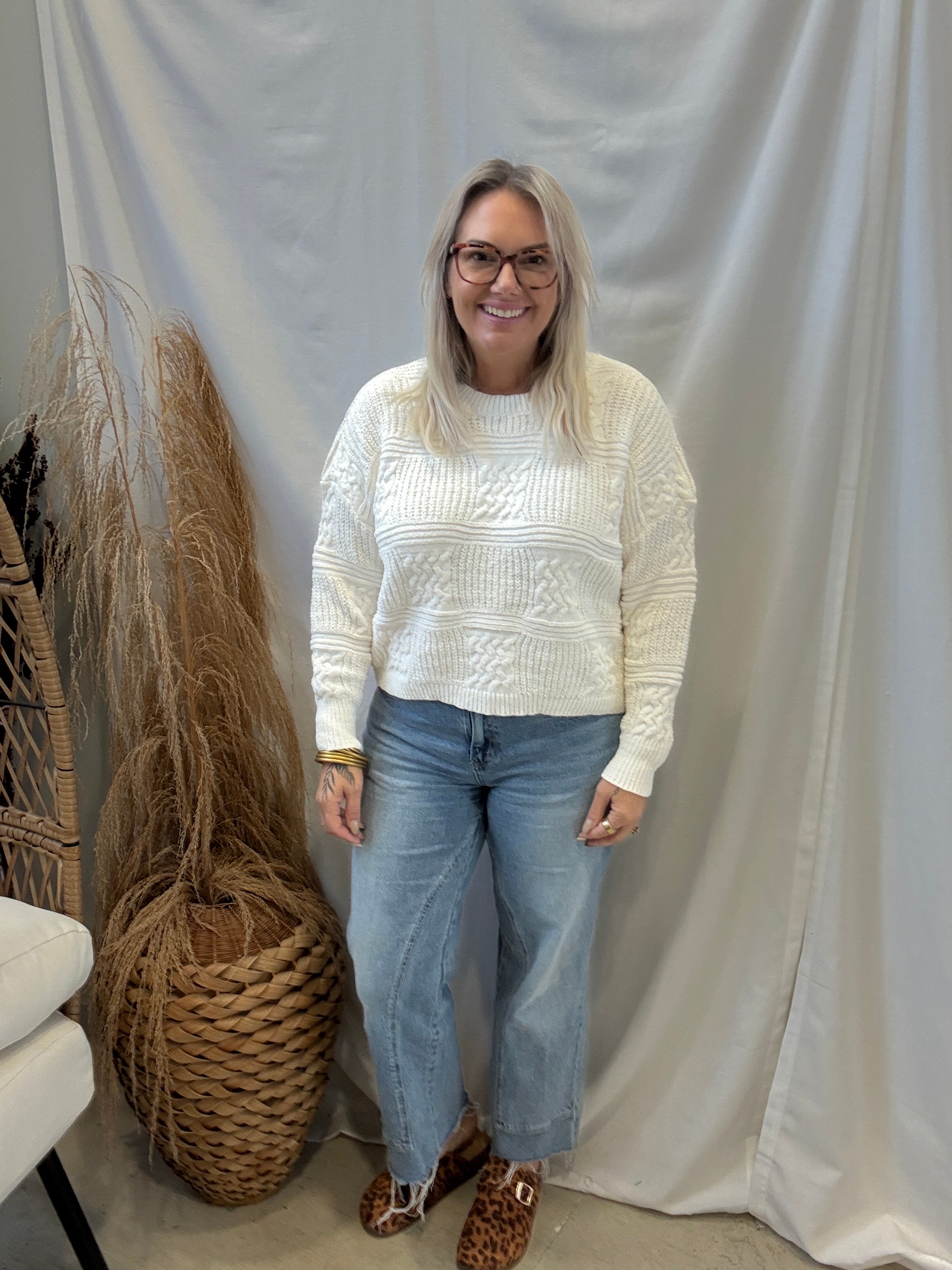 Mello So Soft Sweater-Sweaters-mello-The Silo Boutique, Women's Fashion Boutique Located in Warren and Grand Forks North Dakota