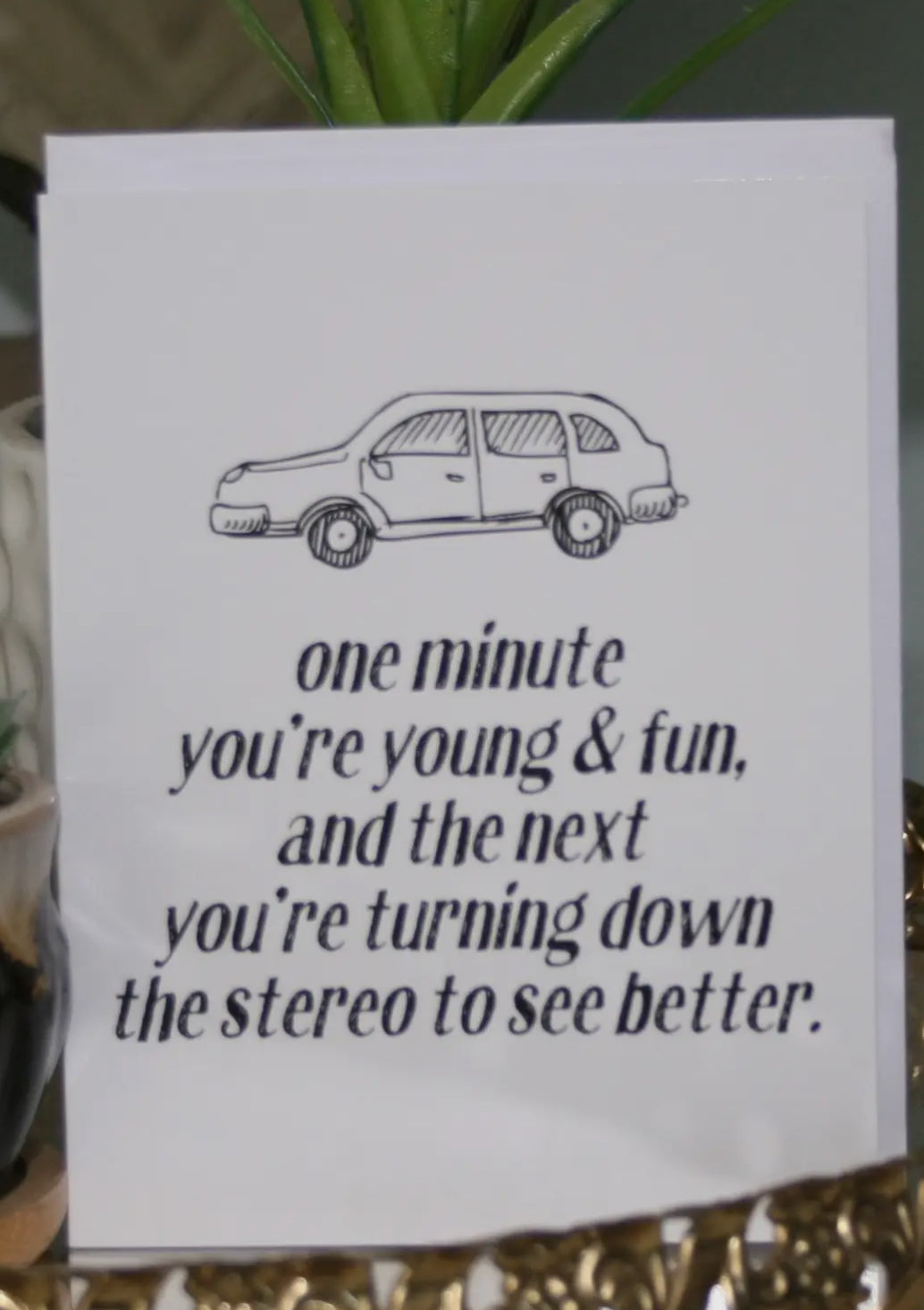 Turning the Stereo Down Card-Cards-crooked halo-The Silo Boutique, Women's Fashion Boutique Located in Warren and Grand Forks North Dakota