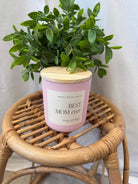 Best Mom Ever Pink 15oz Soy Candle-Candles-sweet water decor-The Silo Boutique, Women's Fashion Boutique Located in Warren and Grand Forks North Dakota