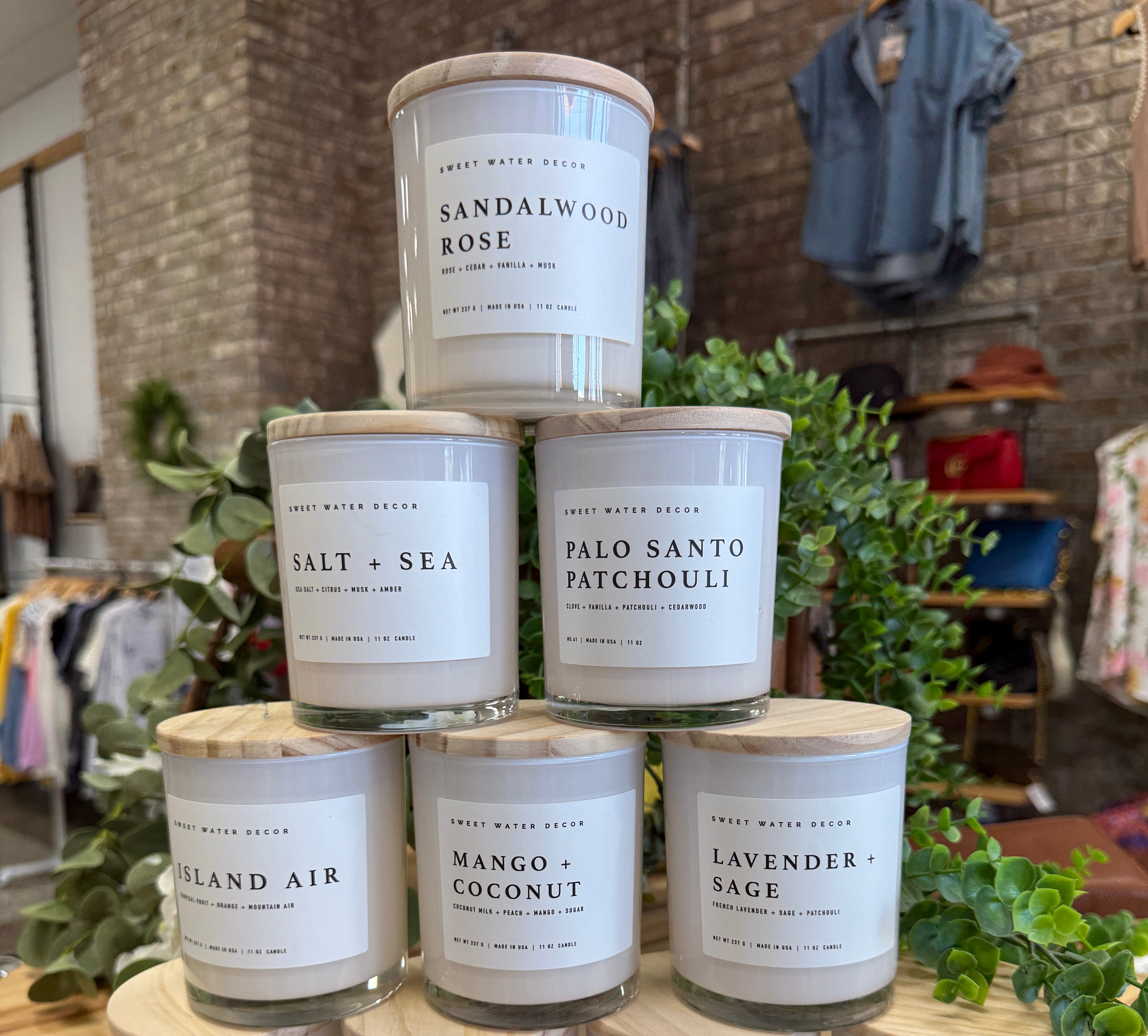 Sweet Water 11 oz Soy Candle-Candles-sweet water decor-The Silo Boutique, Women's Fashion Boutique Located in Warren and Grand Forks North Dakota