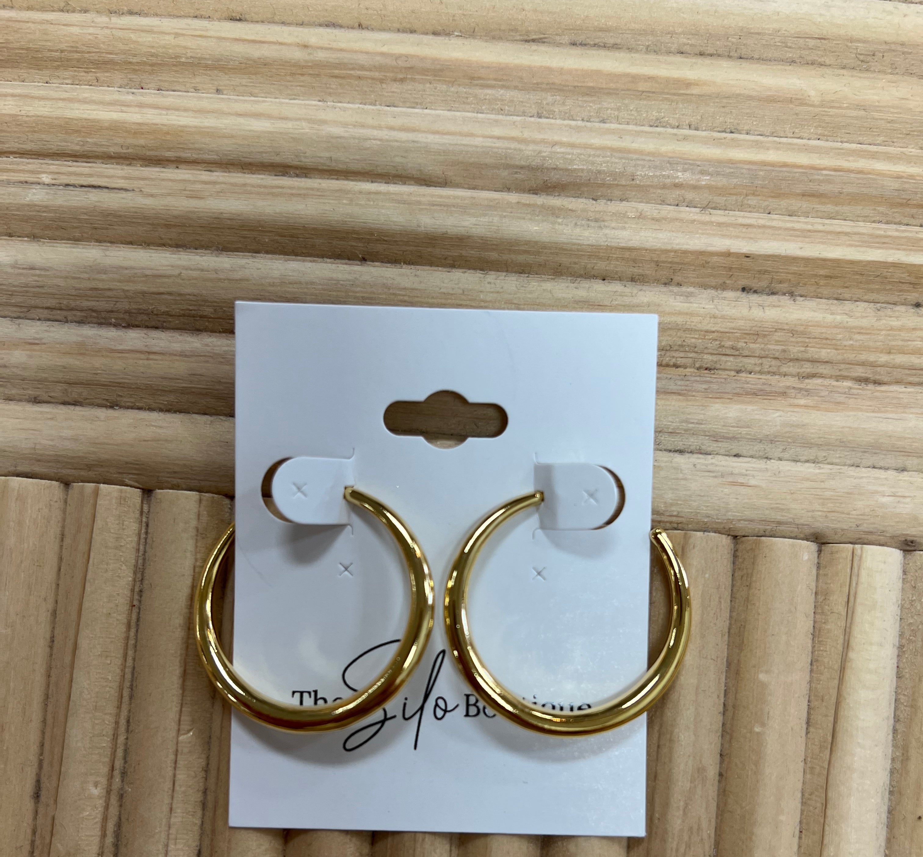 Mini Smooth Hoop Earring-Earrings-Fame-The Silo Boutique, Women's Fashion Boutique Located in Warren and Grand Forks North Dakota