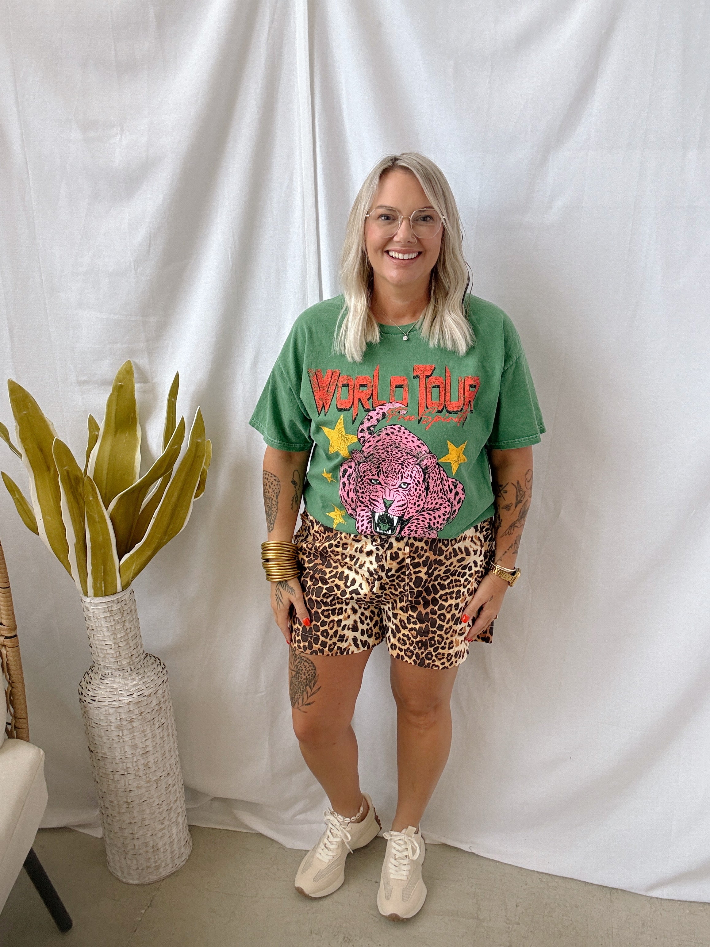Green World Free Spirit Tee-Final Sale-Graphic Tees-Sweet Claire-The Silo Boutique, Women's Fashion Boutique Located in Warren and Grand Forks North Dakota