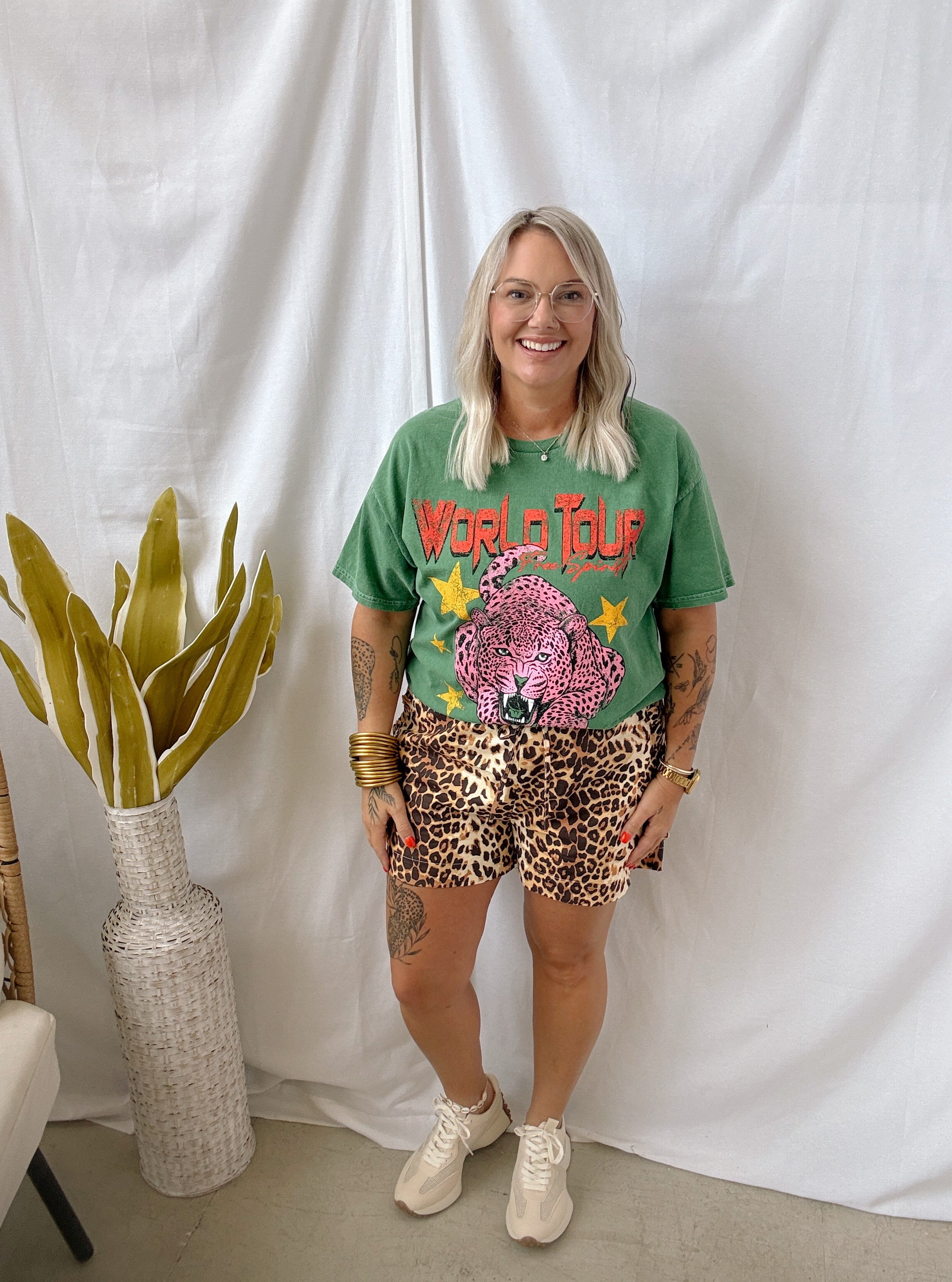 Green World Free Spirit Tee-Graphic Tees-Sweet Claire-The Silo Boutique, Women's Fashion Boutique Located in Warren and Grand Forks North Dakota