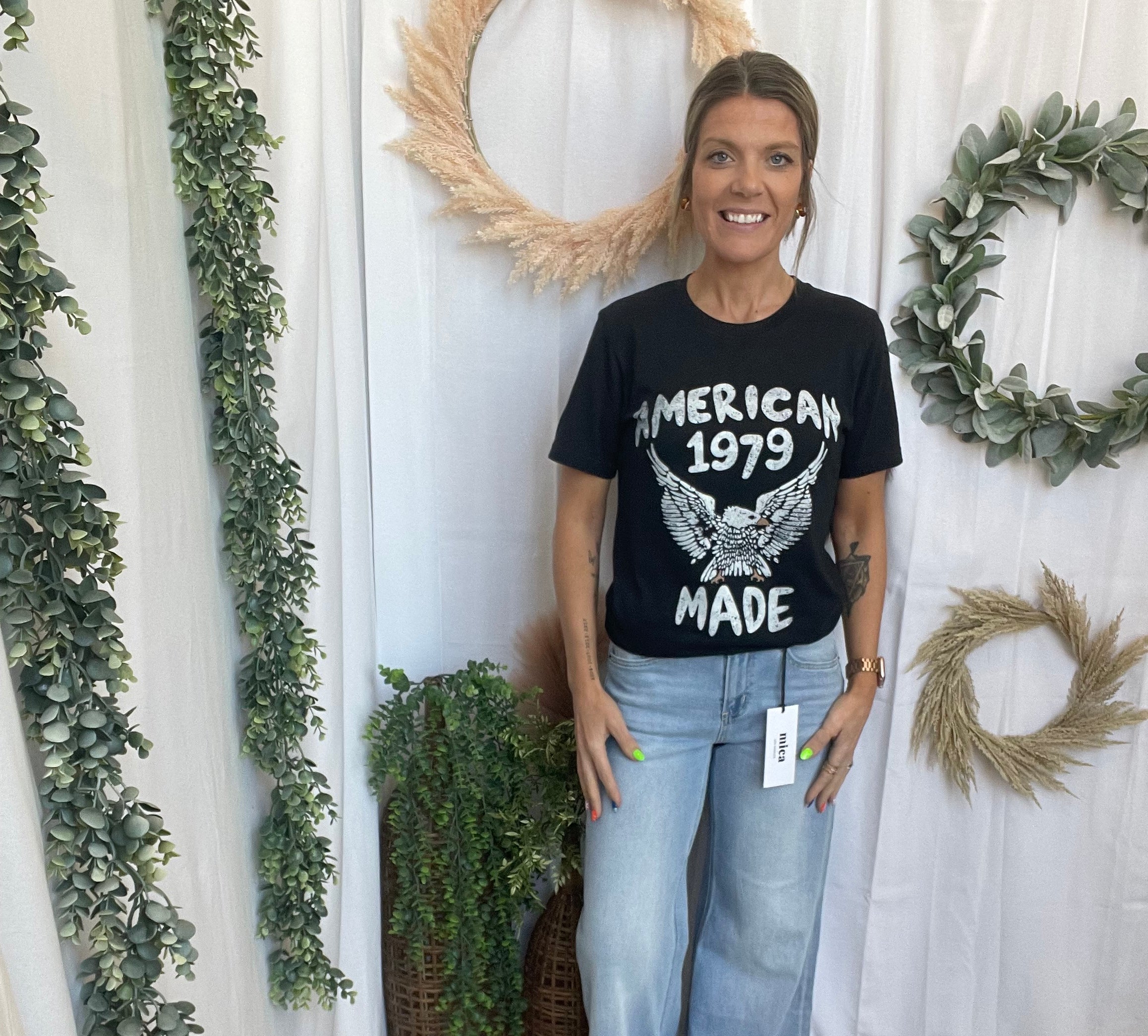 Mica Wide Leg Baggy Fit Jeans-Jeans-mica-The Silo Boutique, Women's Fashion Boutique Located in Warren and Grand Forks North Dakota