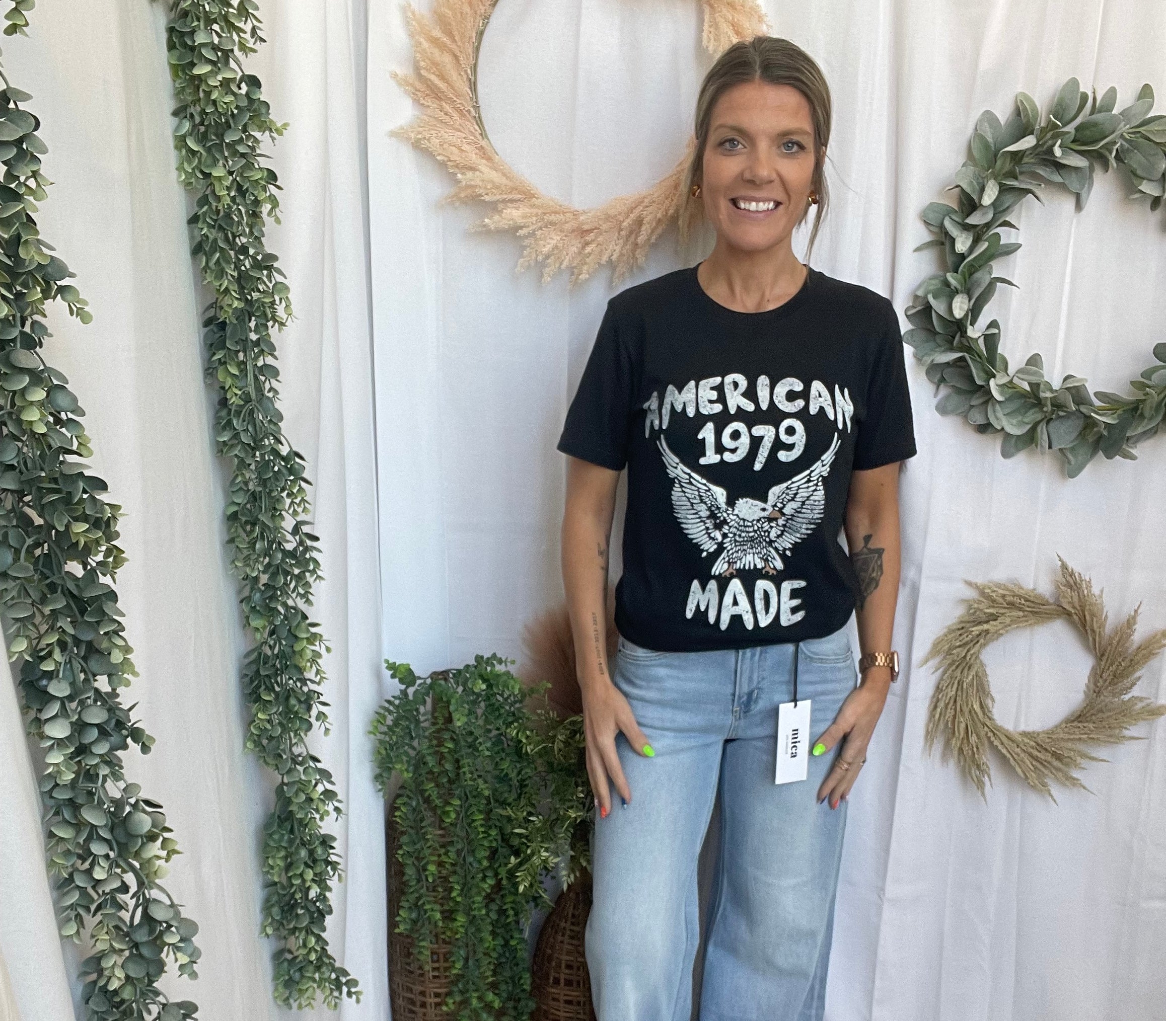 Mica Wide Leg Baggy Fit Jeans-Jeans-mica-The Silo Boutique, Women's Fashion Boutique Located in Warren and Grand Forks North Dakota