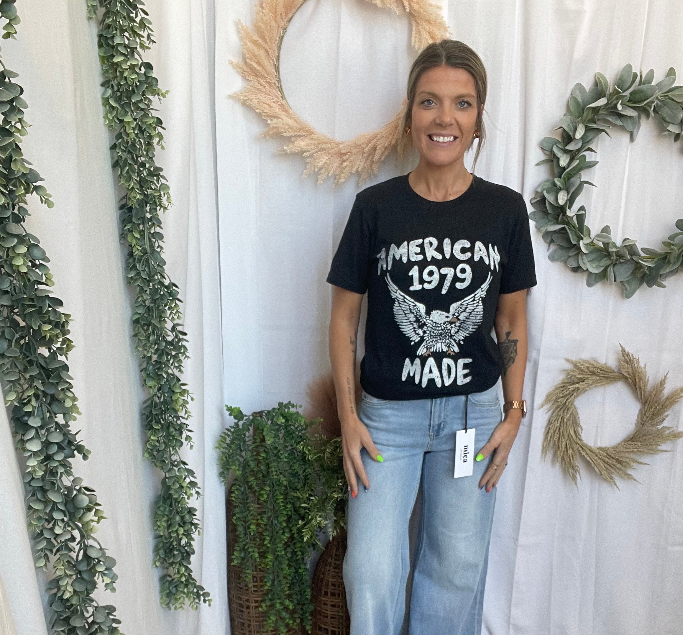 Mica Wide Leg Baggy Fit Jeans-Jeans-mica-The Silo Boutique, Women's Fashion Boutique Located in Warren and Grand Forks North Dakota