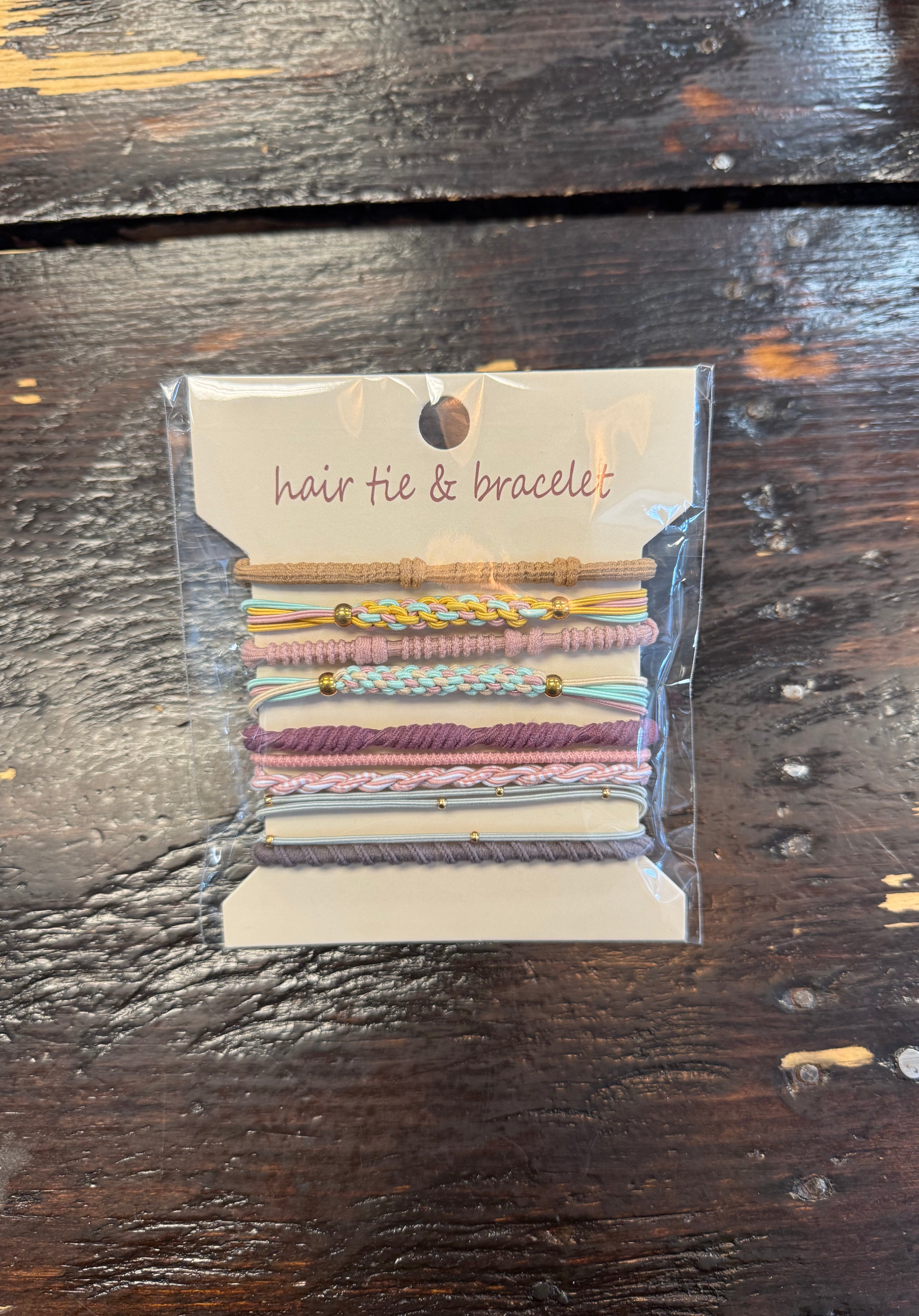 Lynn Hair Ties Bracelet-Bracelets-joss-The Silo Boutique, Women's Fashion Boutique Located in Warren and Grand Forks North Dakota