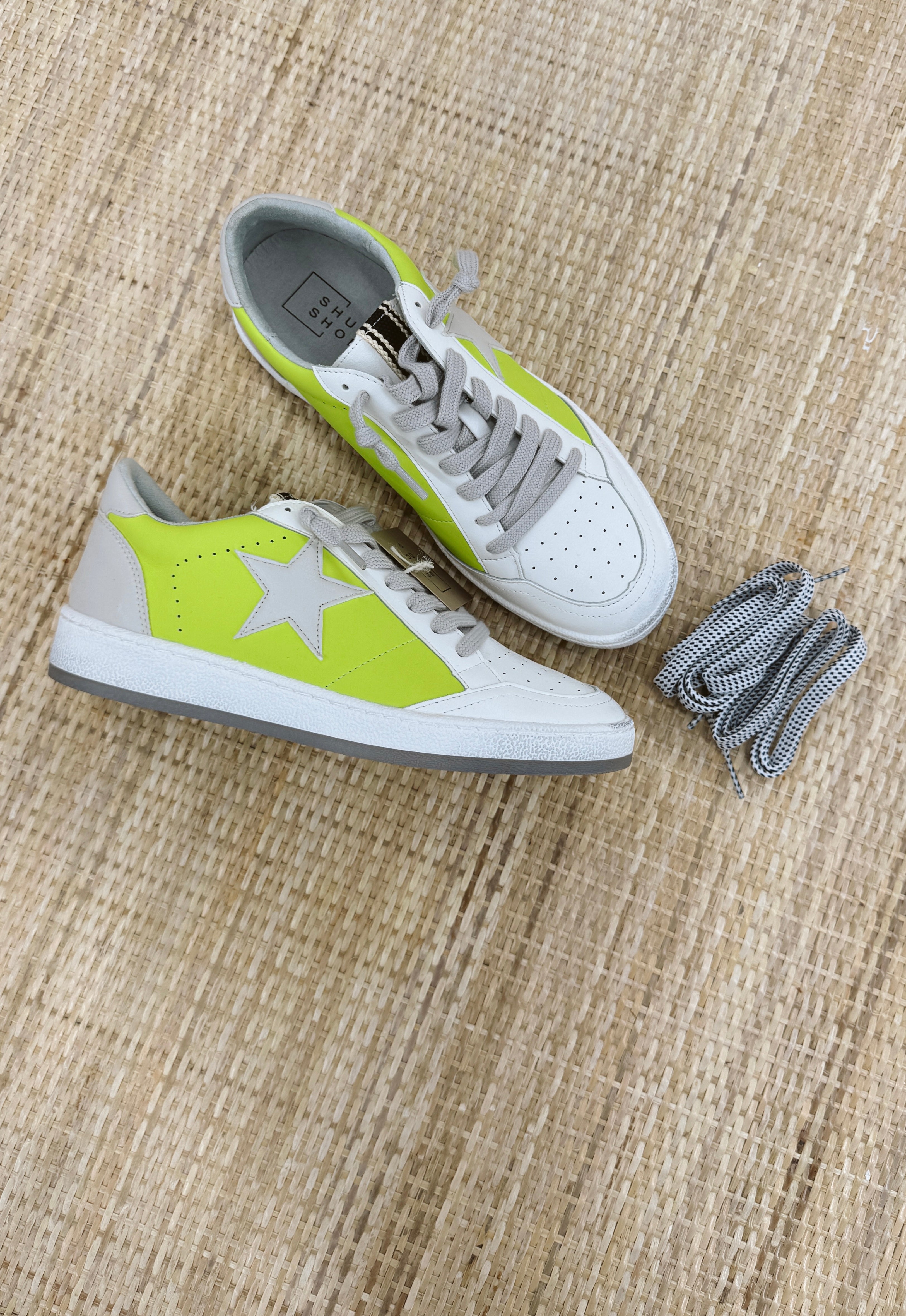 ShuShop Paz Lime Sneaker-Final Sale-Shoes-shushop-The Silo Boutique, Women's Fashion Boutique Located in Warren and Grand Forks North Dakota