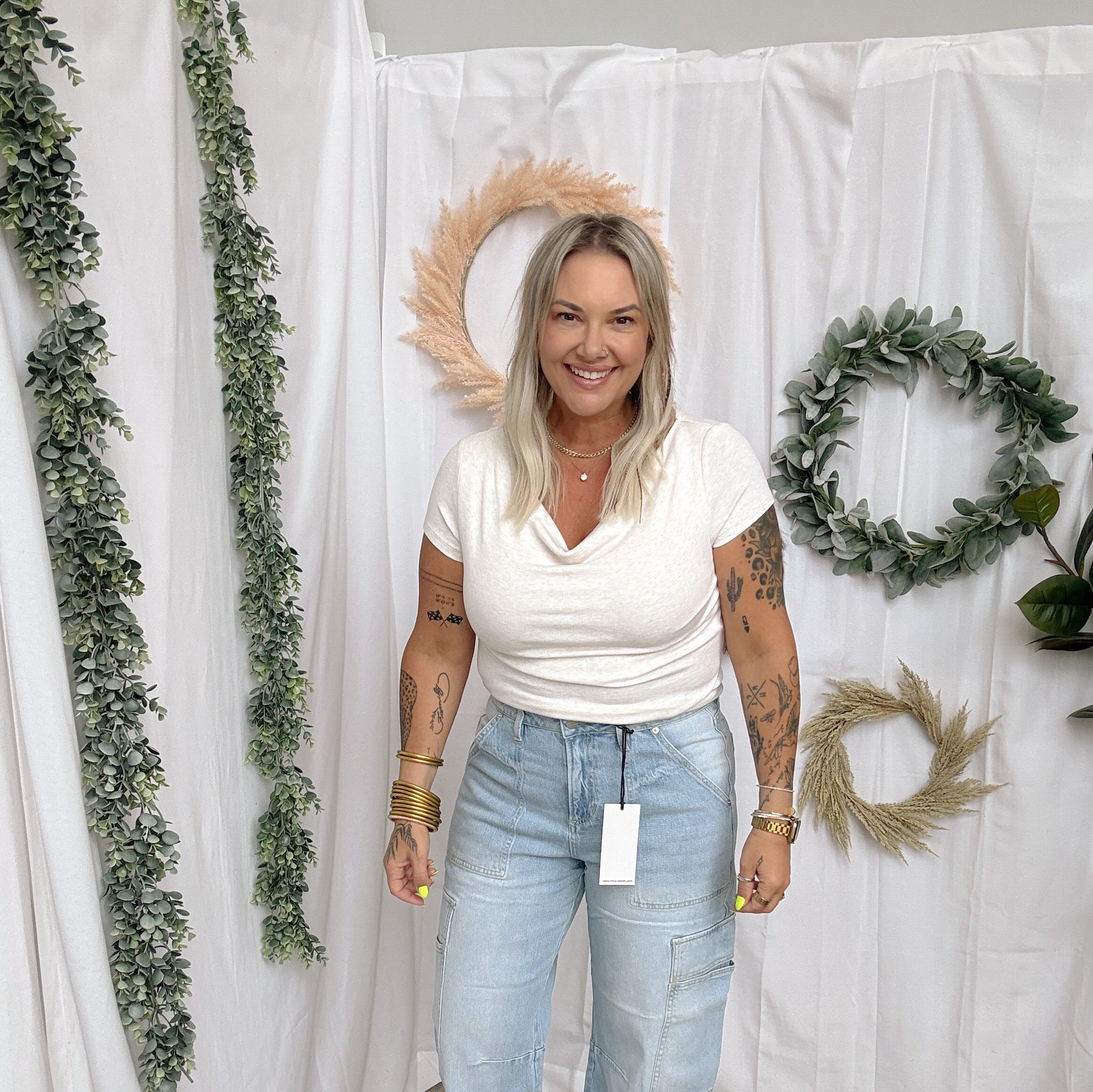 Mica Cornflower Blue Jeans-Jeans-mica-The Silo Boutique, Women's Fashion Boutique Located in Warren and Grand Forks North Dakota