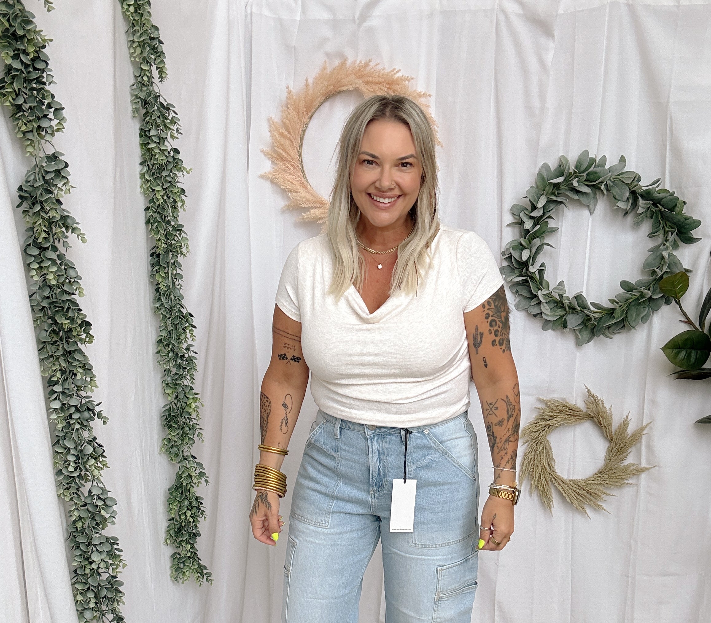 Mica Cornflower Blue Jeans-Jeans-mica-The Silo Boutique, Women's Fashion Boutique Located in Warren and Grand Forks North Dakota