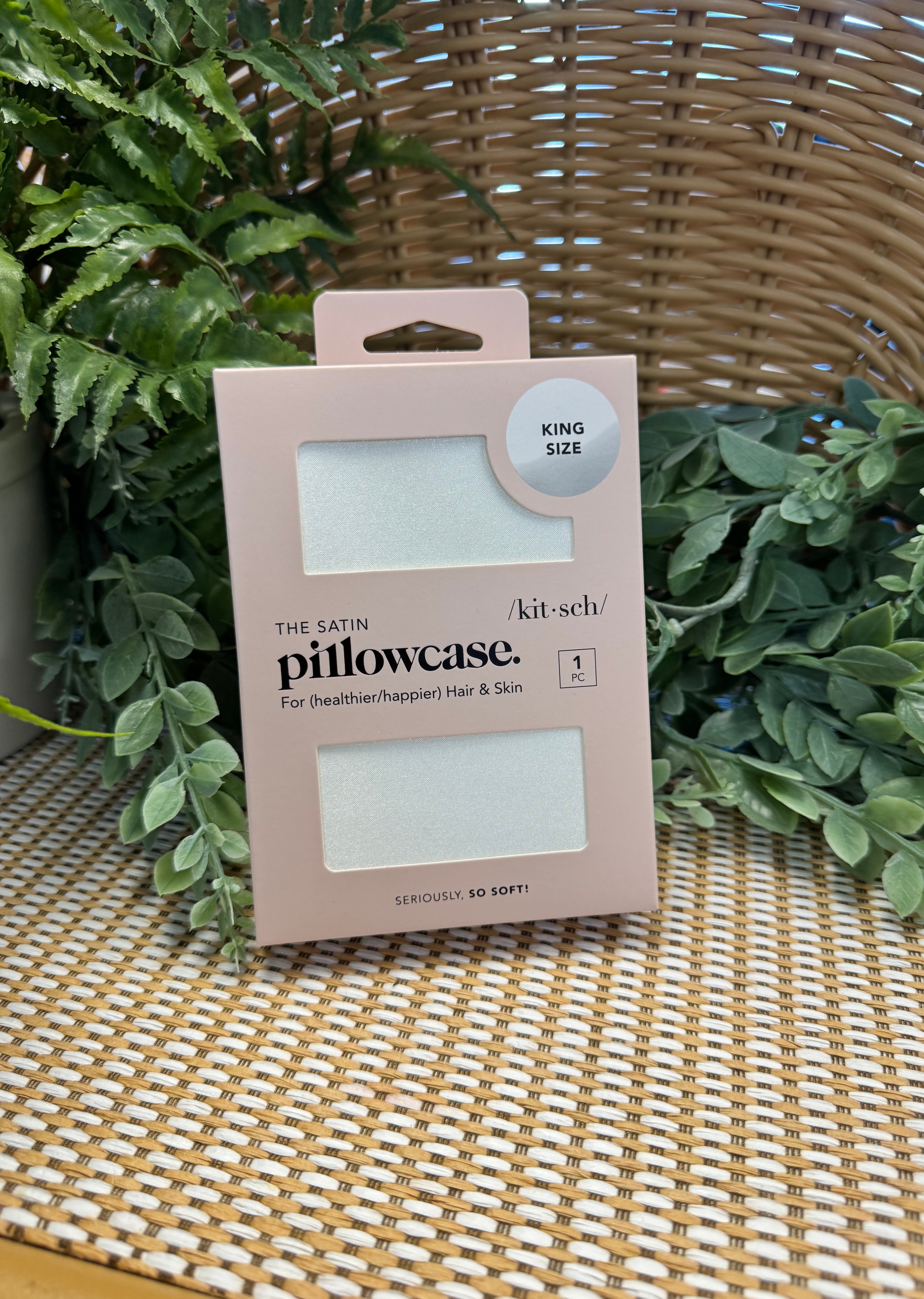 Kitsch Satin King Pillowcase-Beauty-kitsch-The Silo Boutique, Women's Fashion Boutique Located in Warren and Grand Forks North Dakota