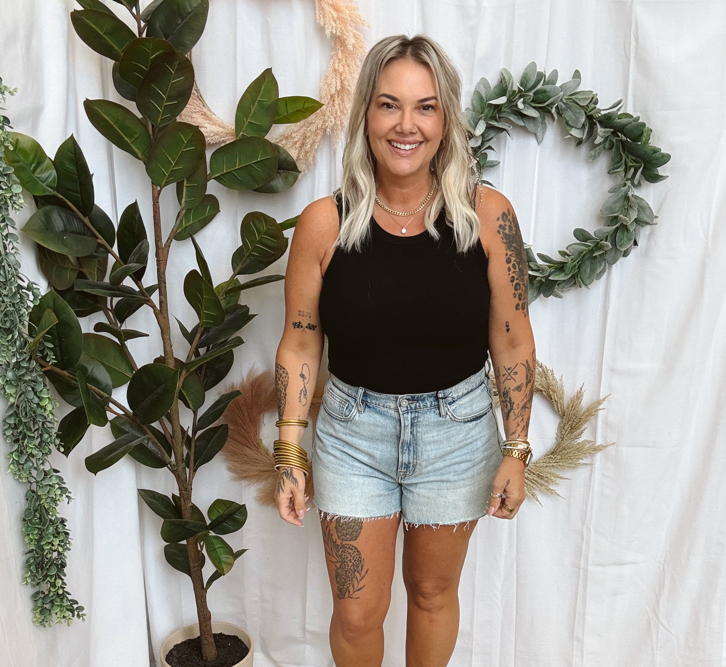 Hidden Ava A Line Shorts-Shorts-Hidden-The Silo Boutique, Women's Fashion Boutique Located in Warren and Grand Forks North Dakota